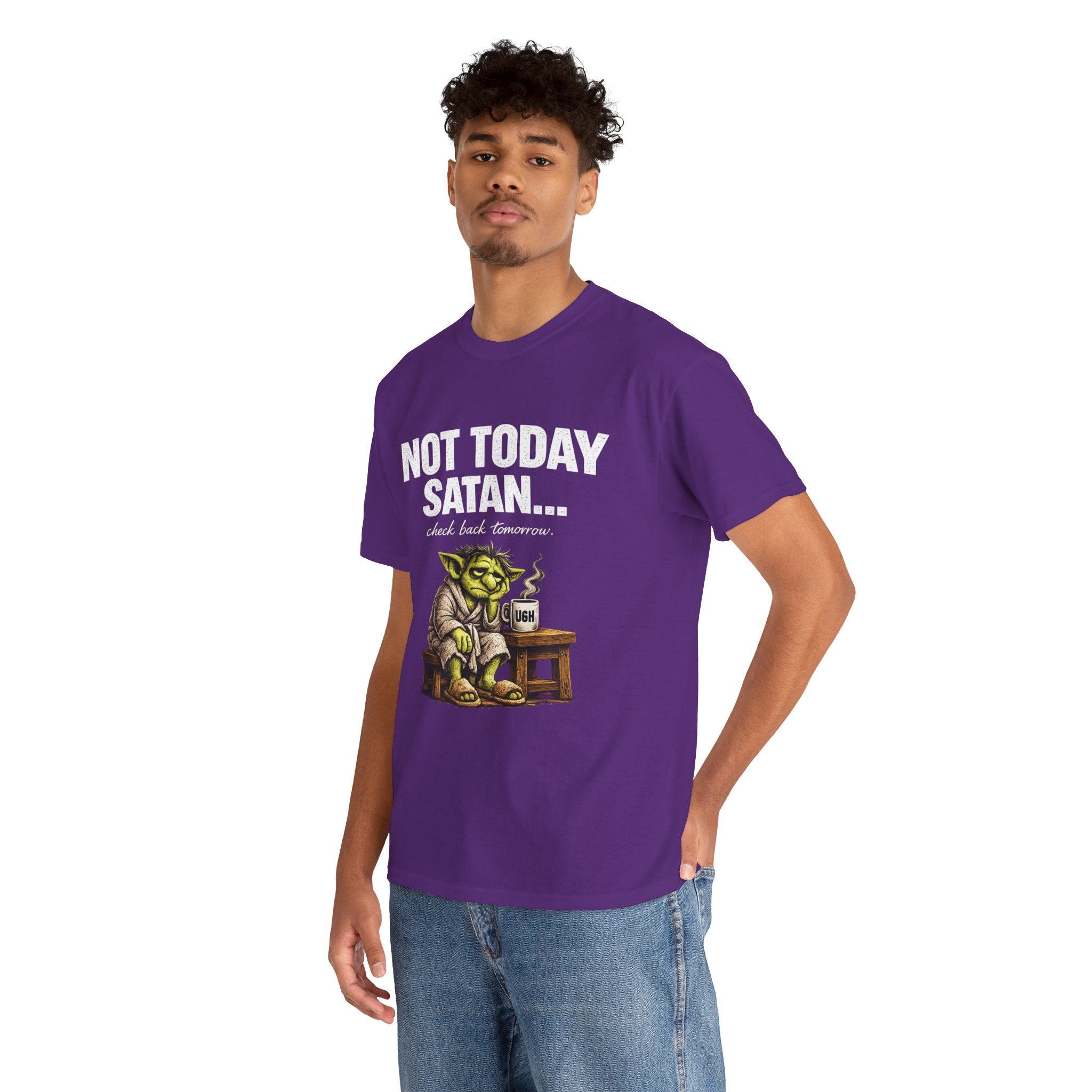 Not Today Satan Goblin Tee | Funny T-Shirt