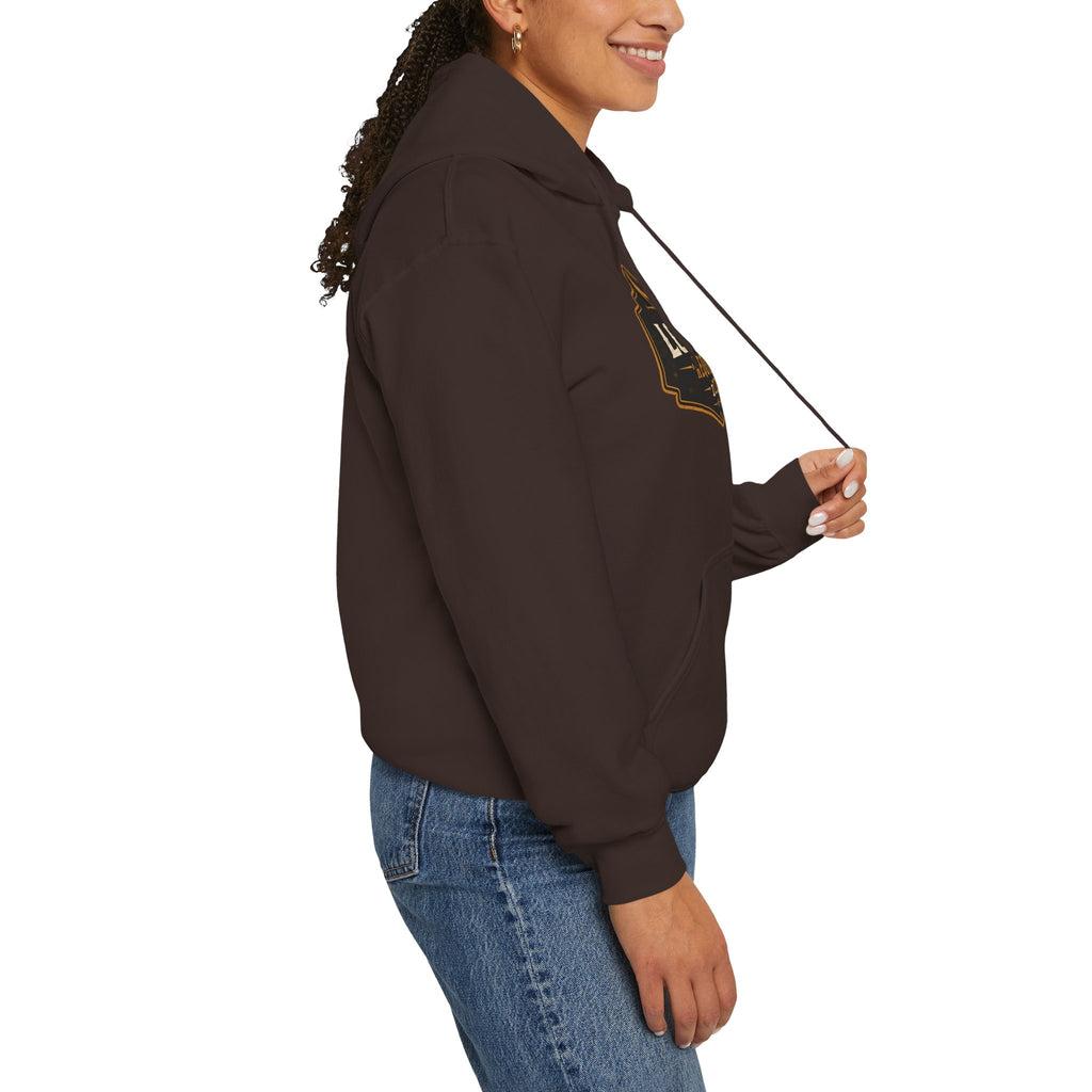 Long Rest Required Hoodie — Camping Campfire Graphic Pullover