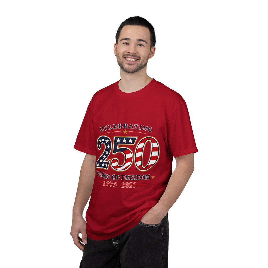 250 Years of Freedom 1776-2026 T-shirt | American Flag Patriotic Tee
