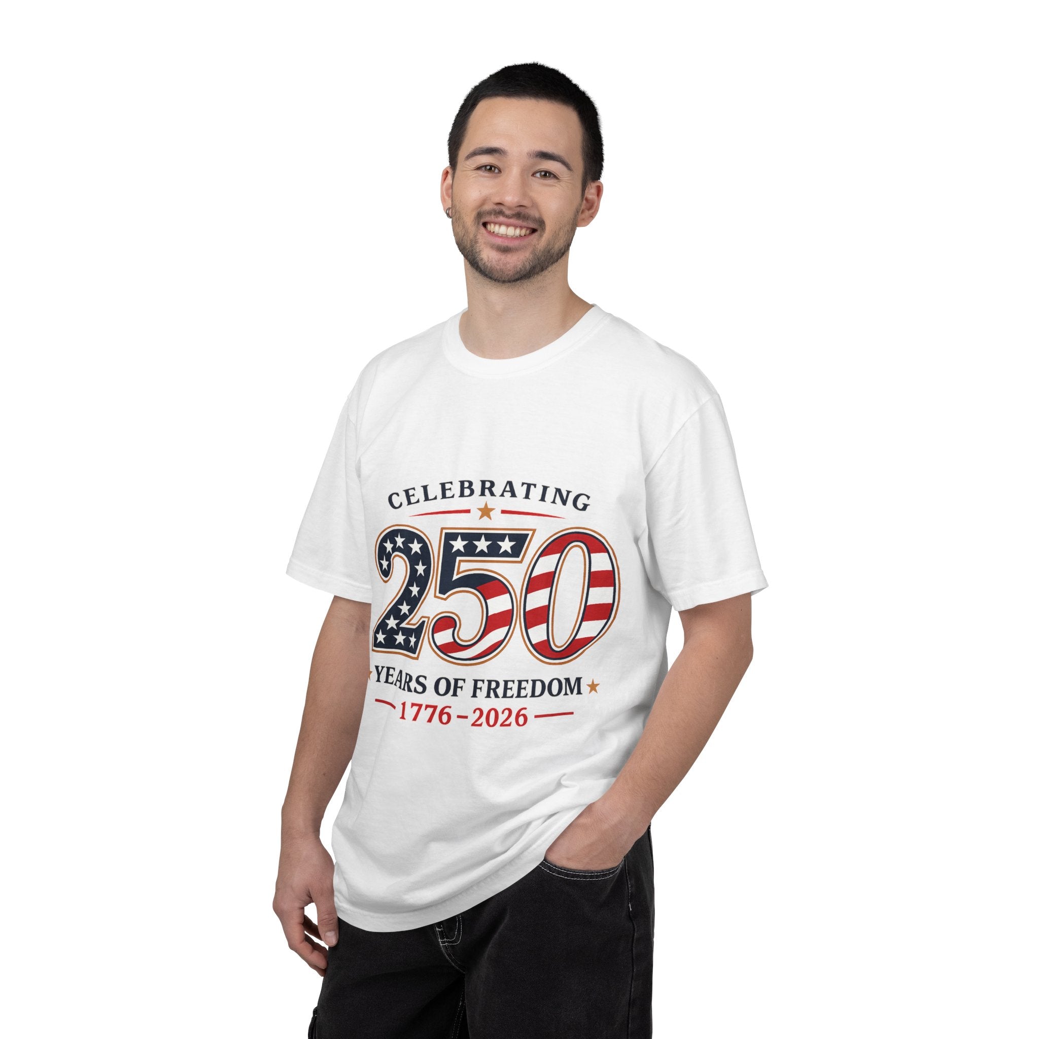 250 Years of Freedom 1776-2026 T-shirt | American Flag Patriotic Tee