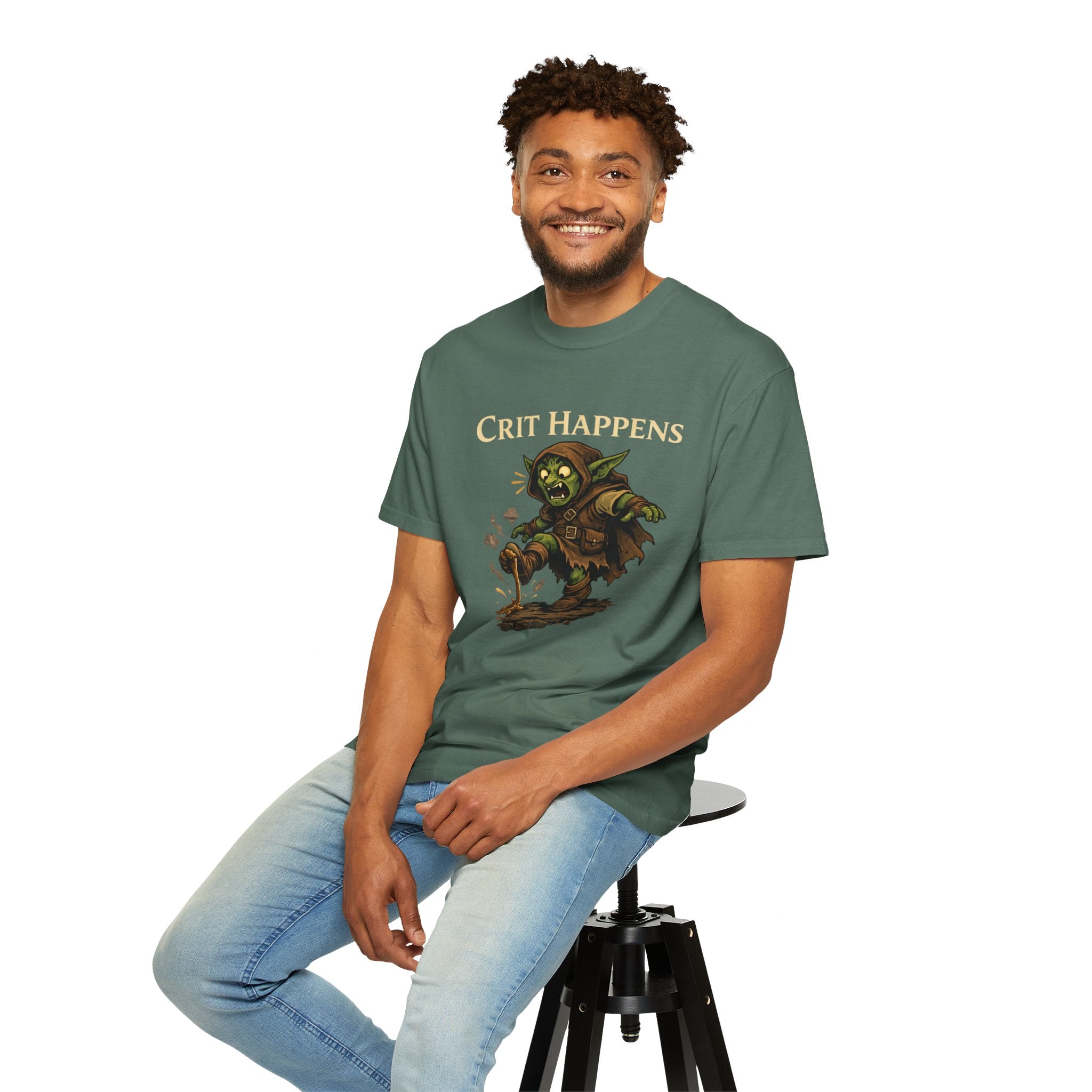 Crit Happens Goblin RPG T-Shirt