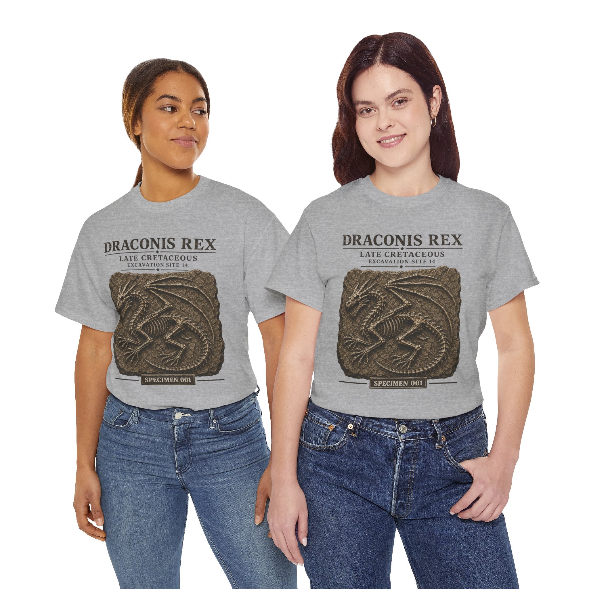 Draconis Rex Fossil T‑Shirt — Mythological Preservation Society Tee