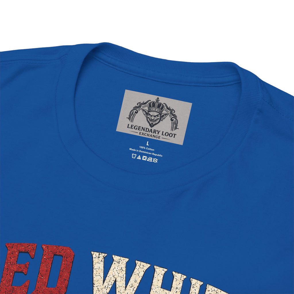 Red White & Loot Goblin Illustration Tee | Patriotic Fourth of July Shirt
