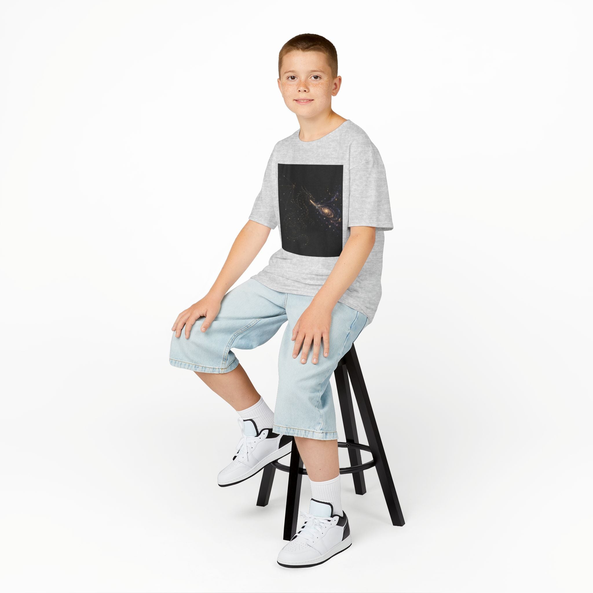 Galaxy Spiral Nebula Kids Tee | Space Stars Astronomy Design