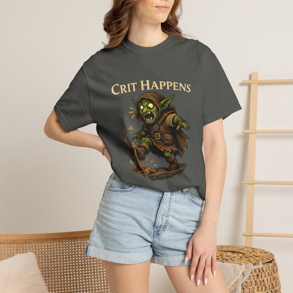 Crit Happens Goblin RPG T-Shirt