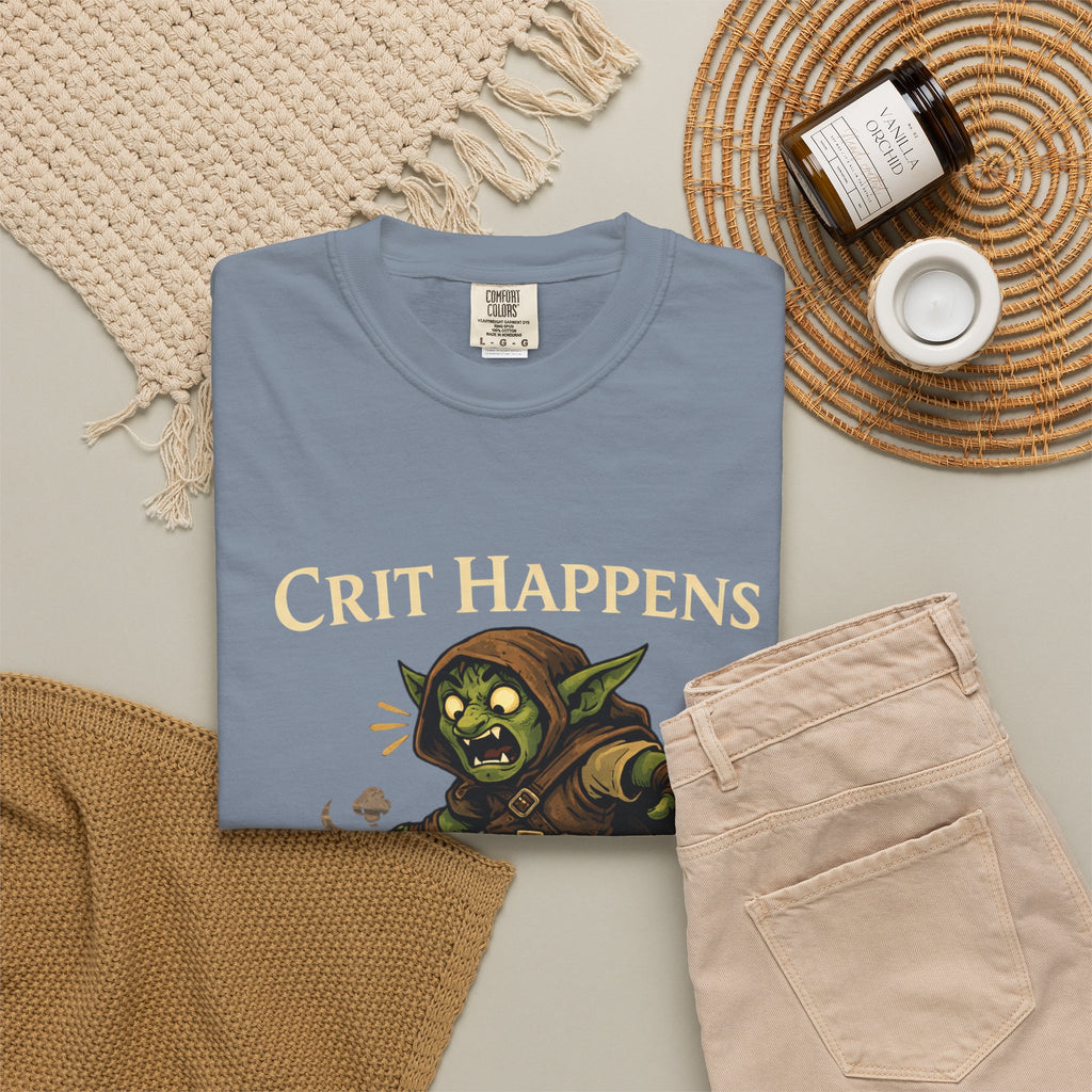 Crit Happens Goblin RPG T-Shirt
