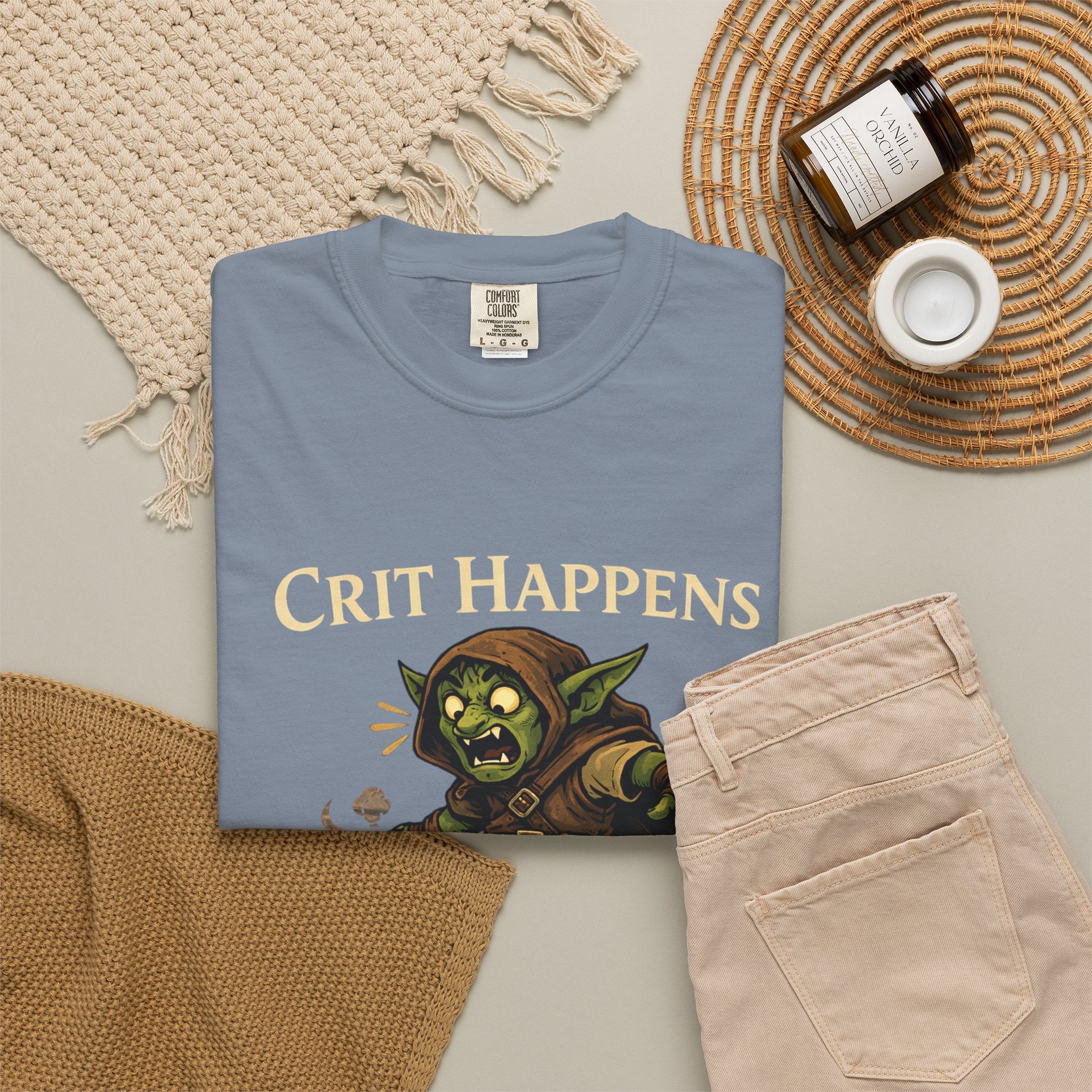 Crit Happens Goblin RPG T-Shirt