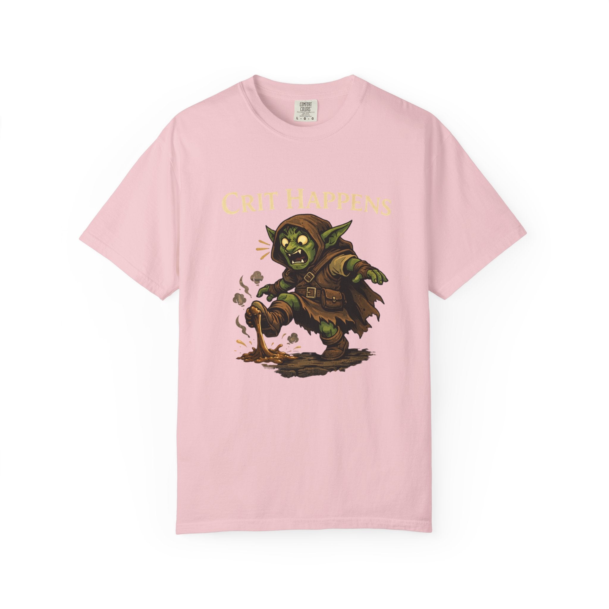 Crit Happens Goblin T-Shirt — Funny DnD Gaming Tee