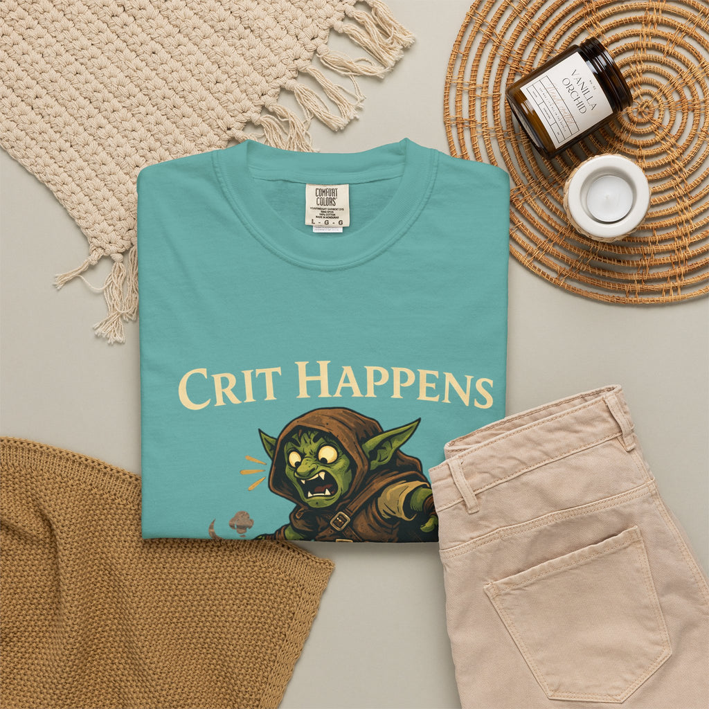 Crit Happens Goblin RPG T-Shirt