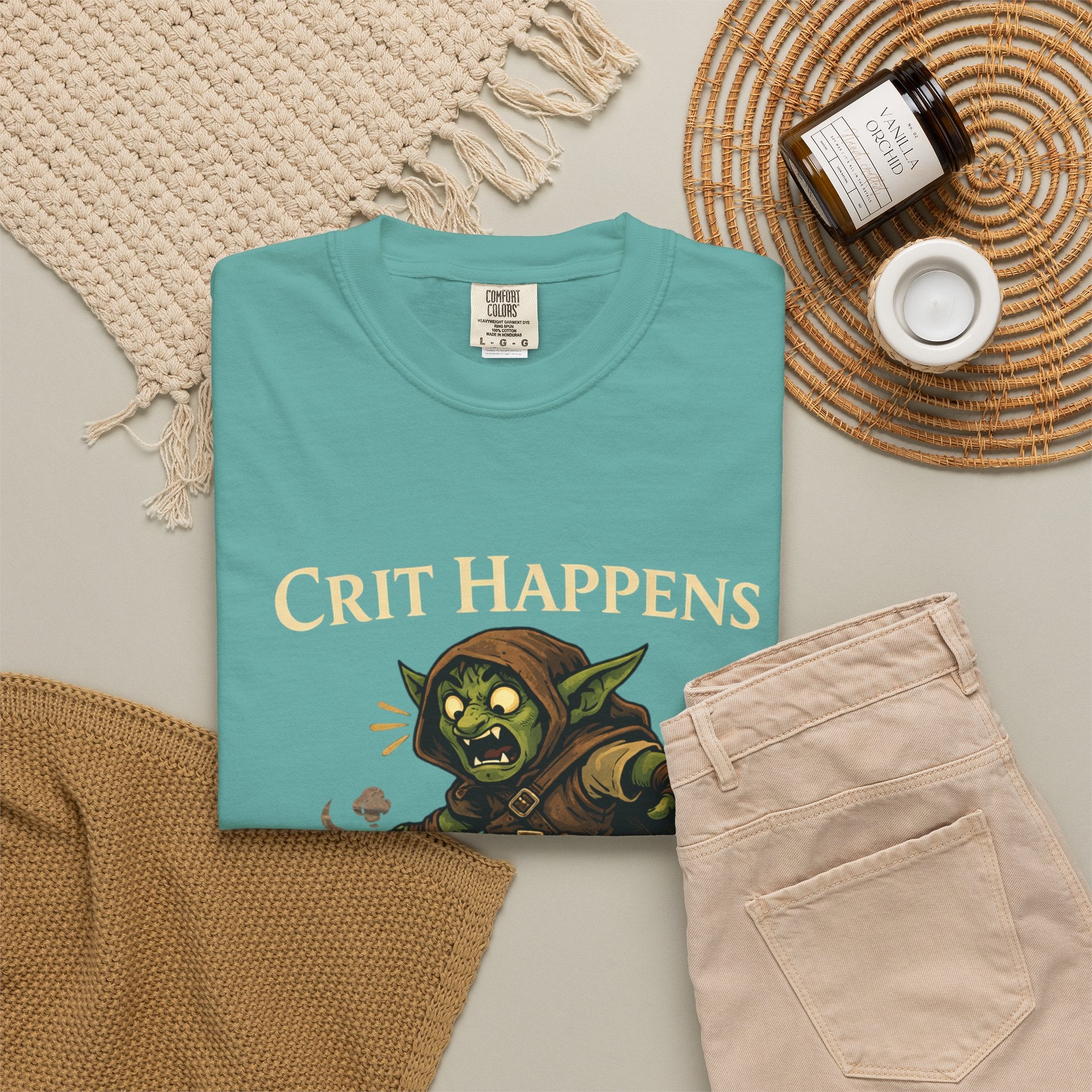 Crit Happens Goblin RPG T-Shirt