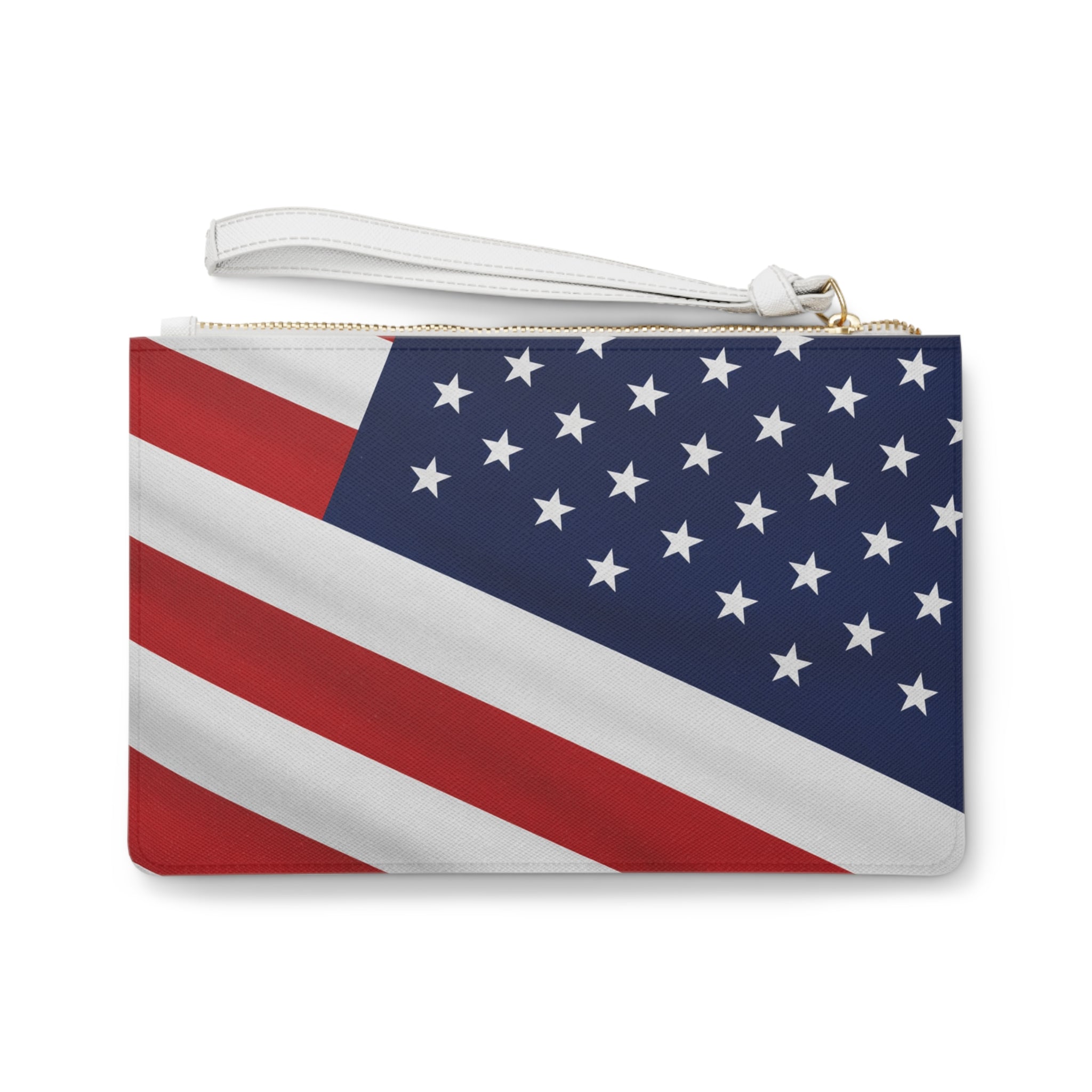 American Flag Clutch — Patriotic Wristlet Purse for 4th of July & Veterans Day