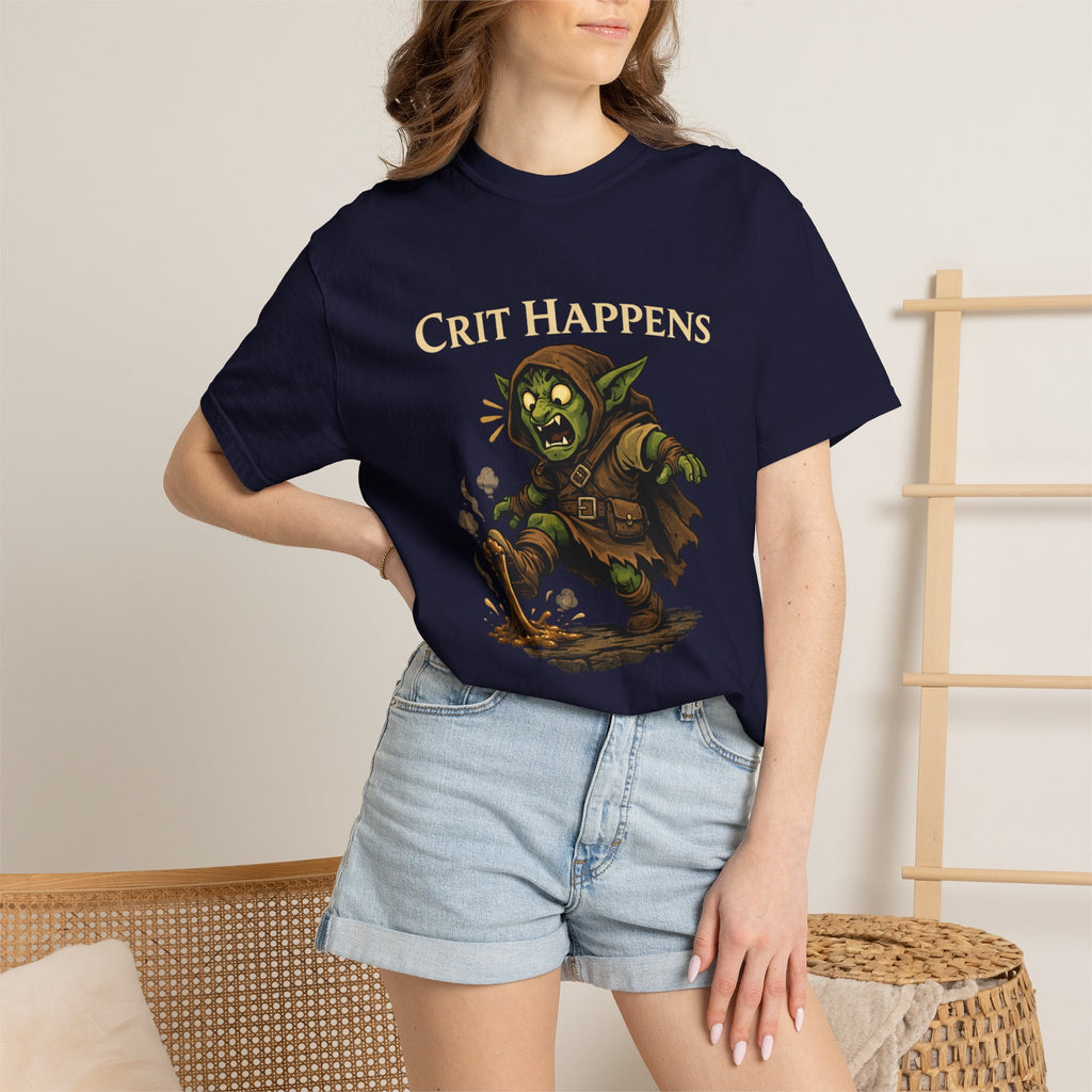 Crit Happens Goblin RPG T-Shirt