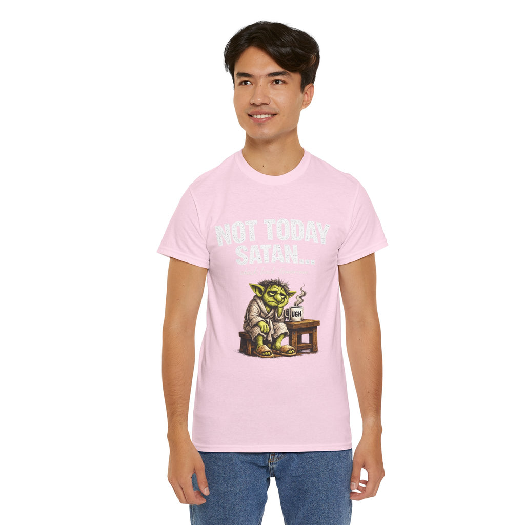 Not Today Satan Goblin Tee | Funny T-Shirt