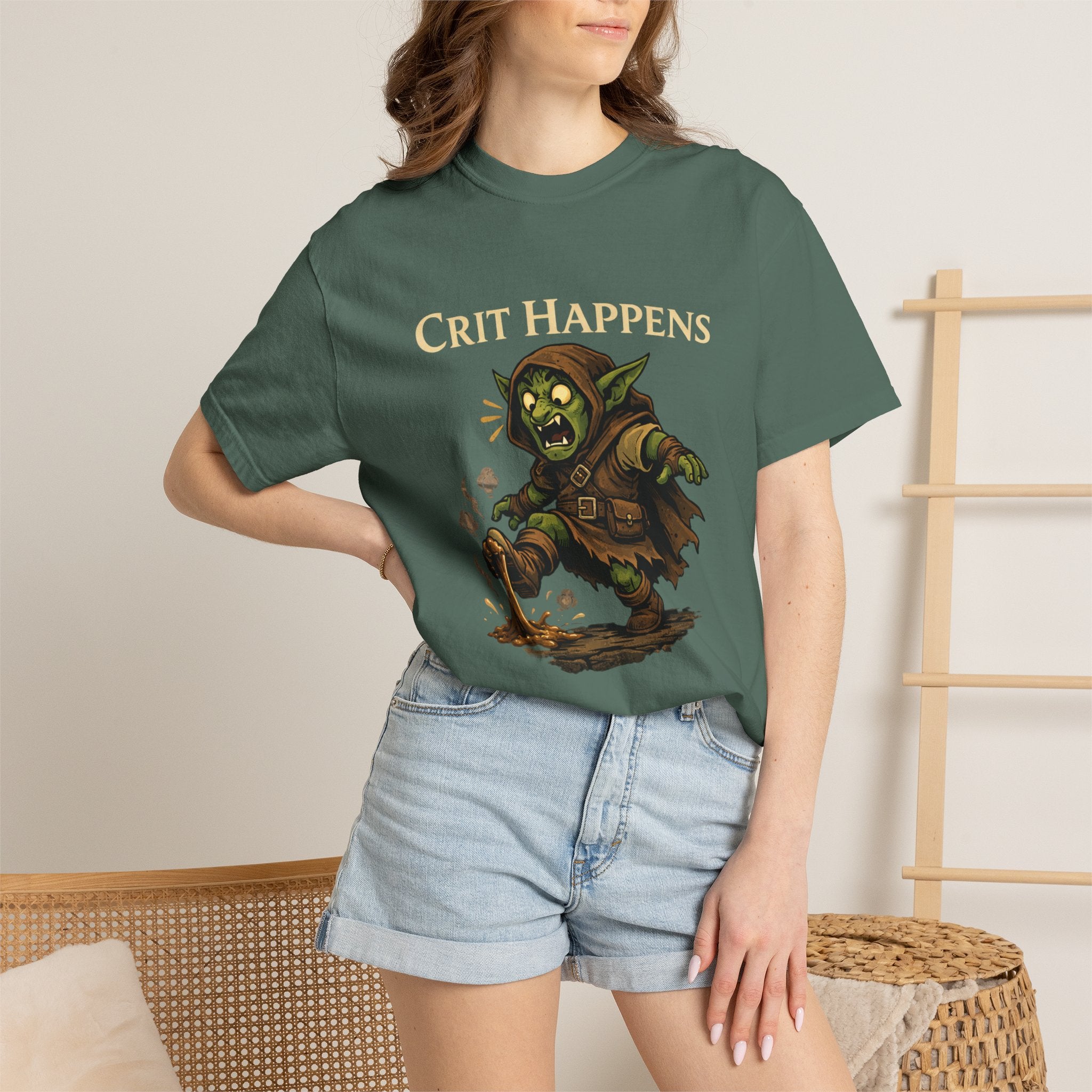 Crit Happens Goblin RPG T-Shirt