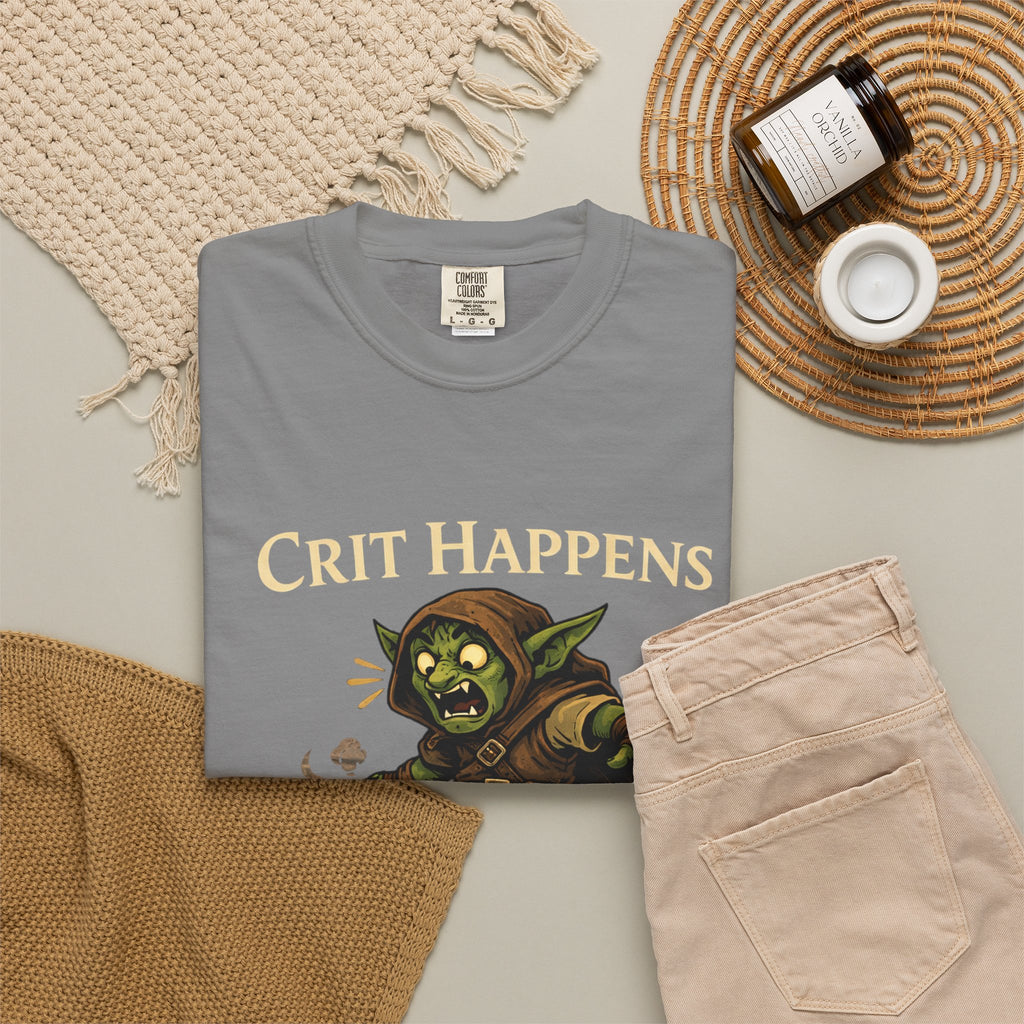 Crit Happens Goblin RPG T-Shirt