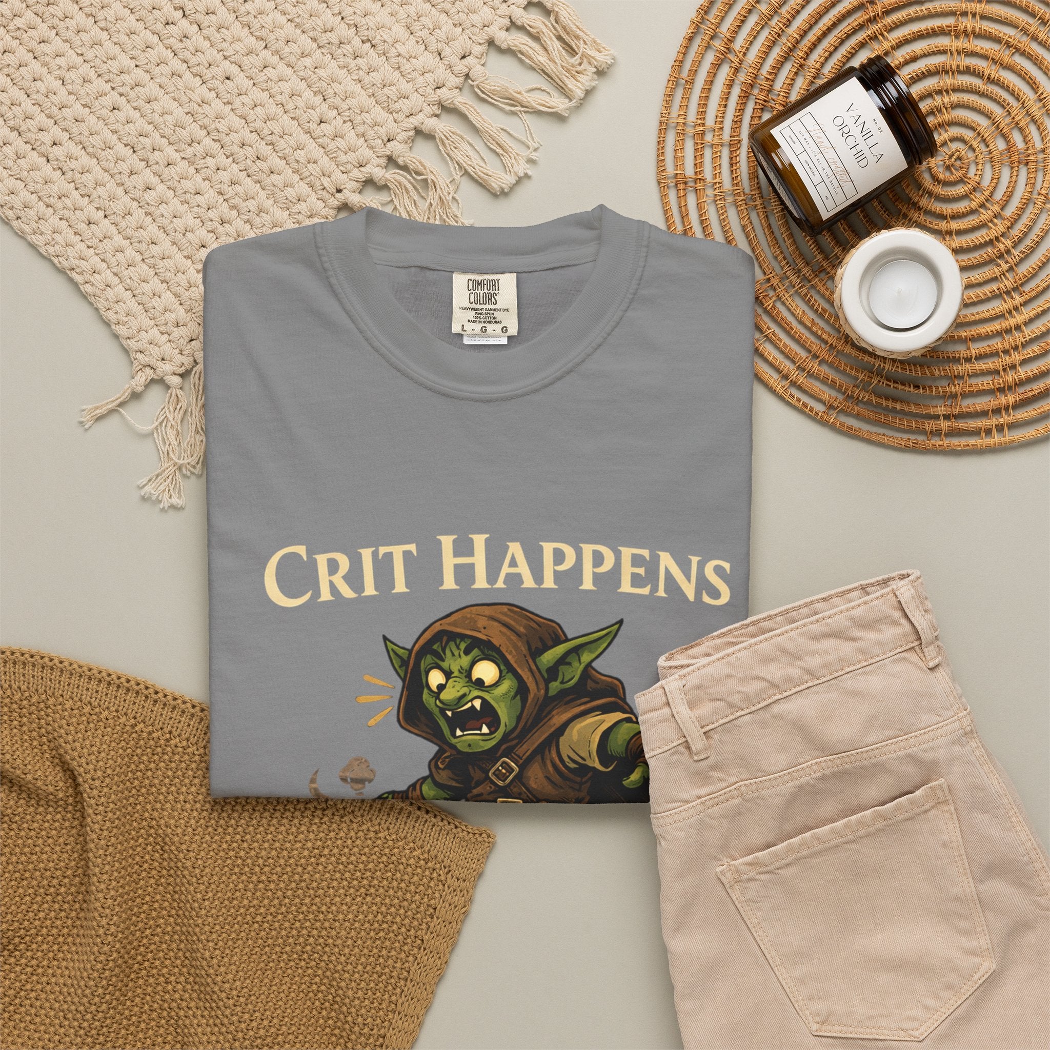Crit Happens Goblin RPG T-Shirt
