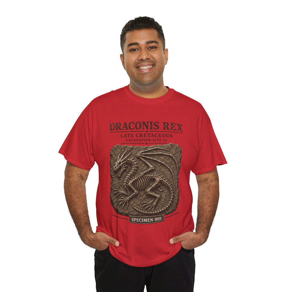 Draconis Rex Fossil T‑Shirt — Mythological Preservation Society Tee