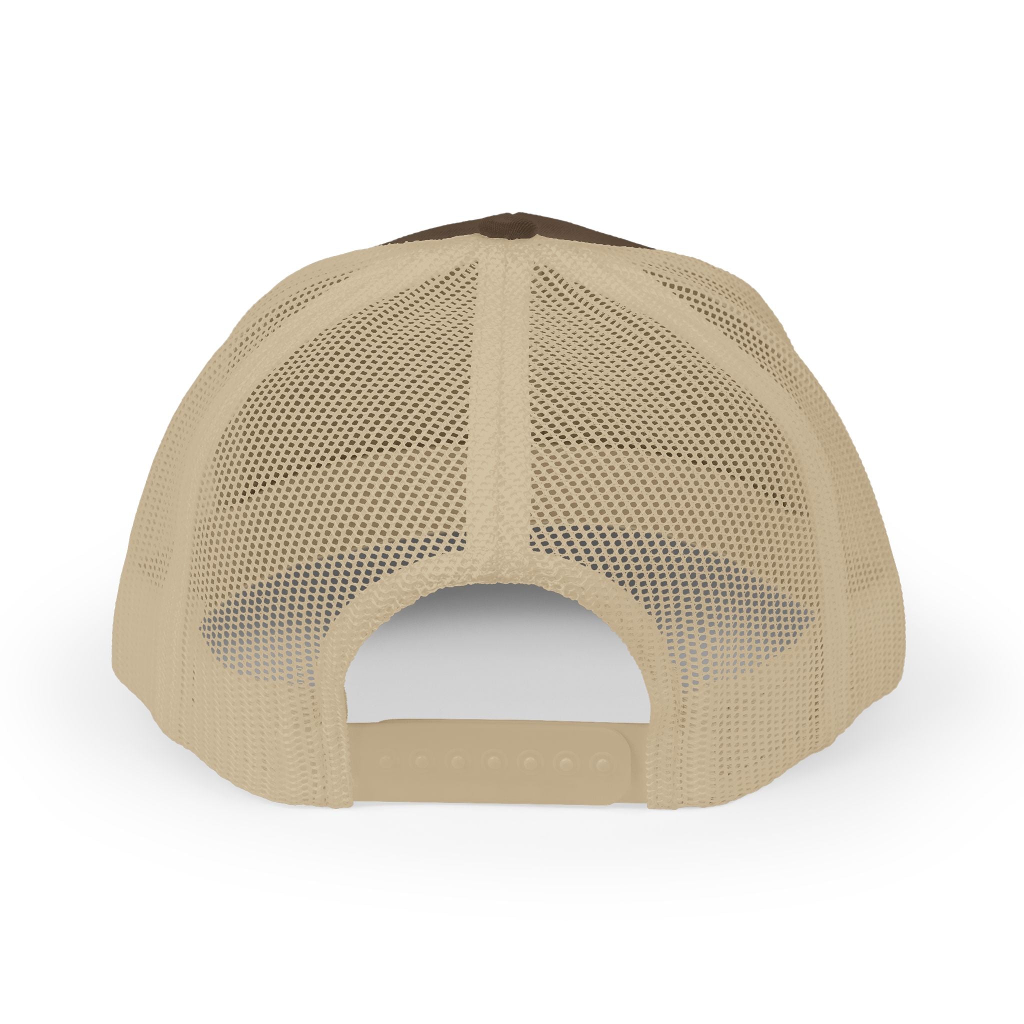 Eagle Head Embroidered Snapback Trucker Cap — Patriotic Mesh Baseball Hat