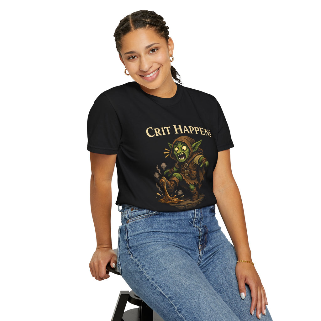 Crit Happens Goblin RPG T-Shirt
