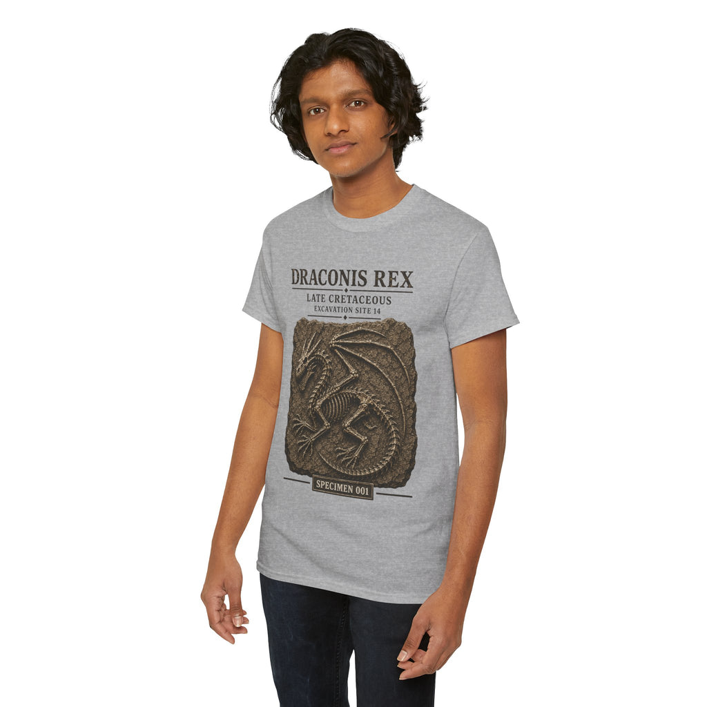 Draconis Rex Fossil T‑Shirt — Mythological Preservation Society Tee
