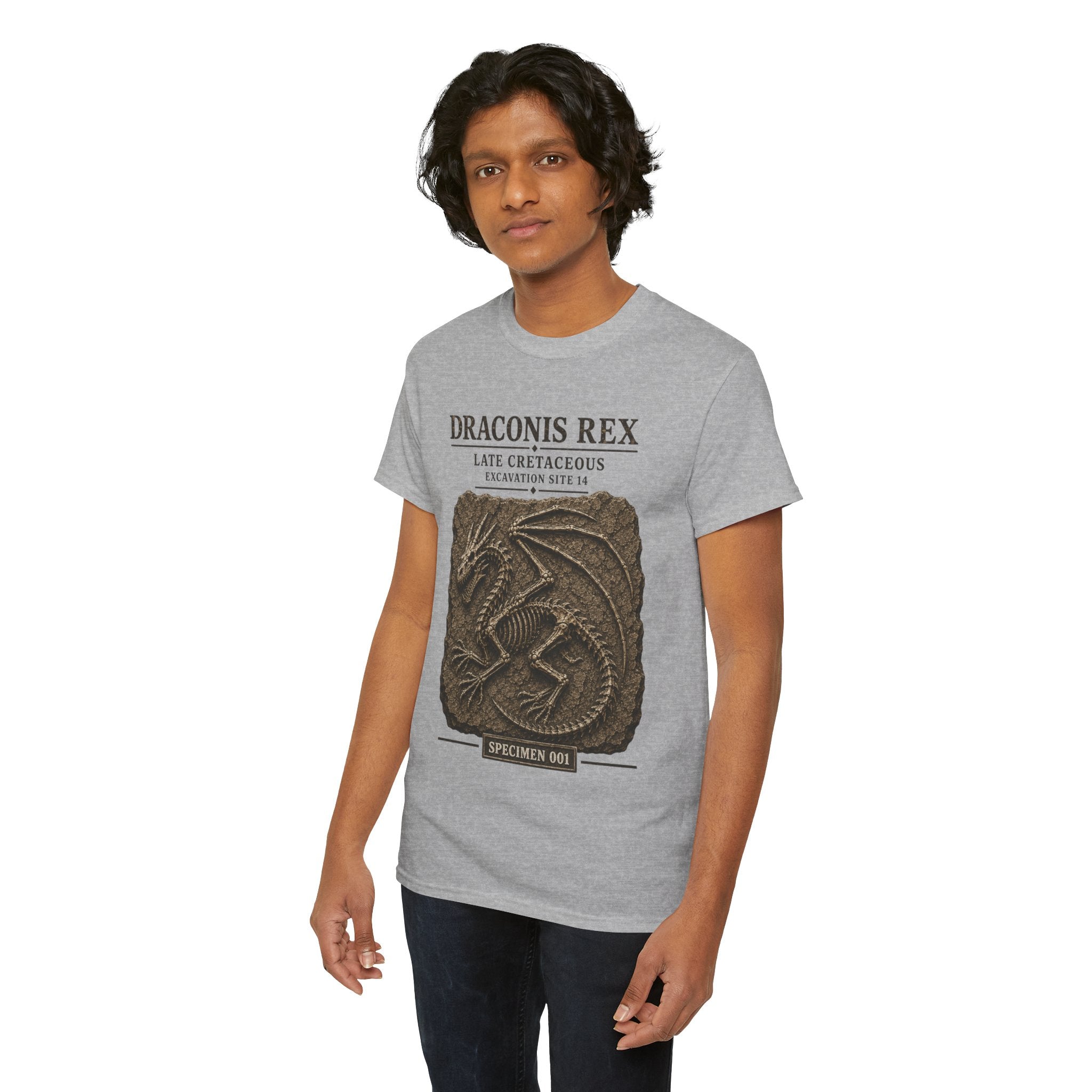 Draconis Rex Fossil T‑Shirt — Mythological Preservation Society Tee