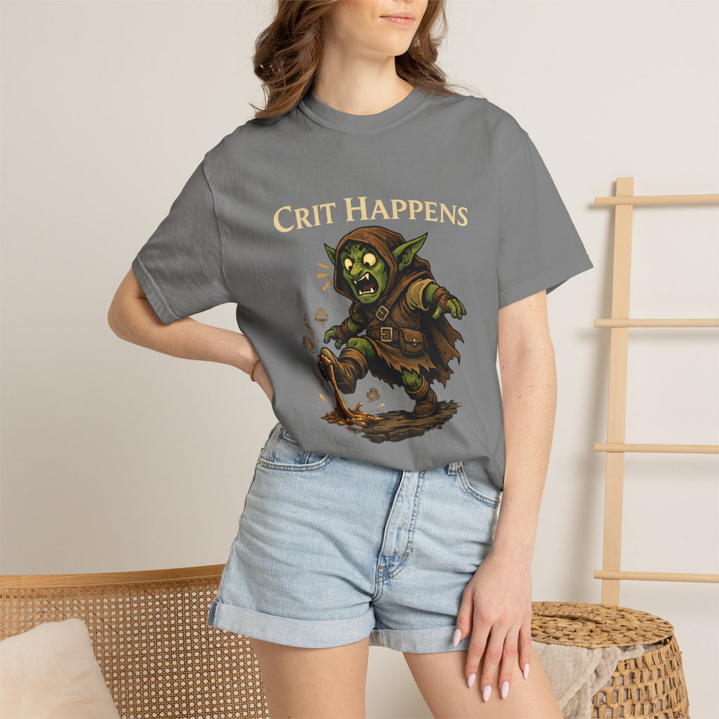 Crit Happens Goblin RPG T-Shirt