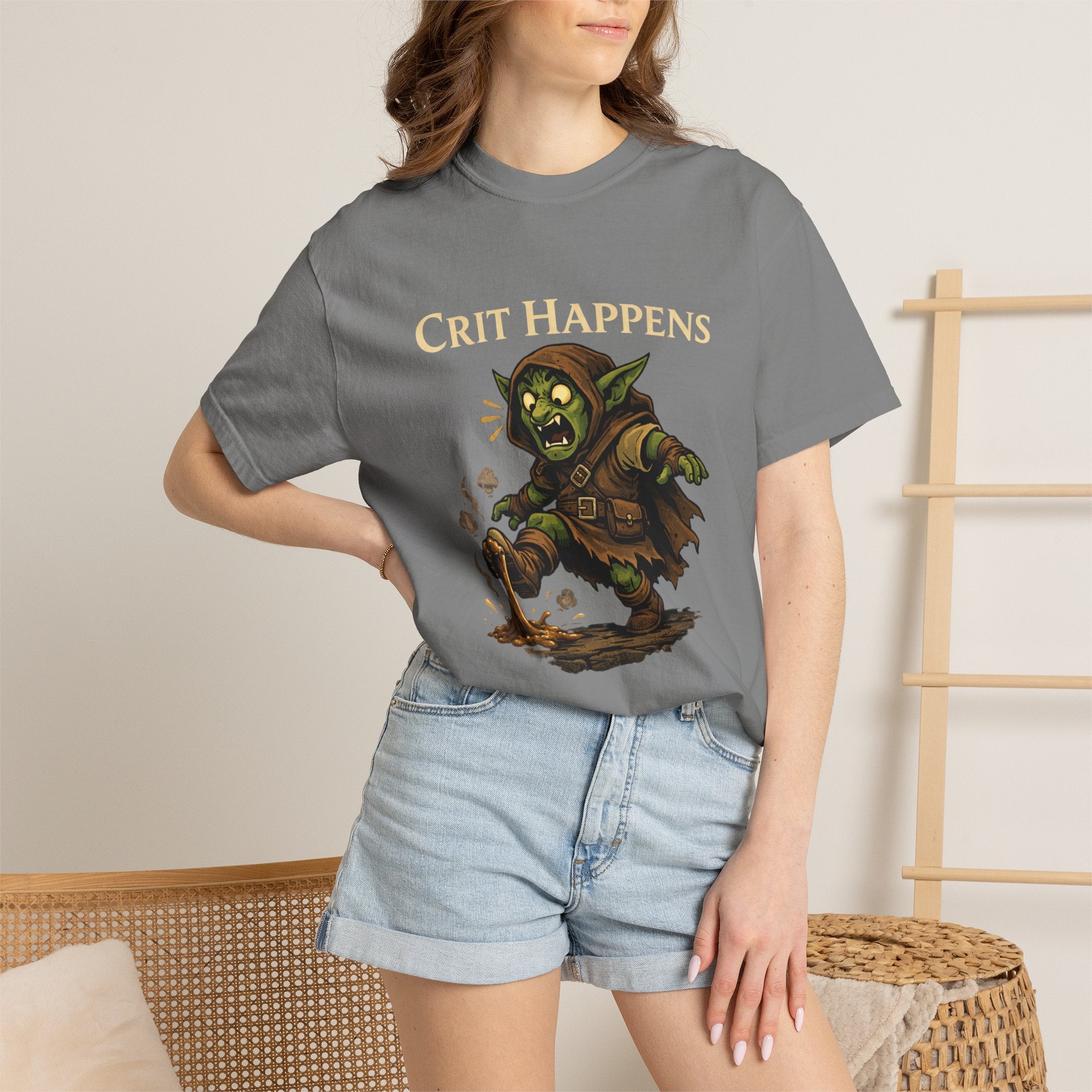 Crit Happens Goblin RPG T-Shirt