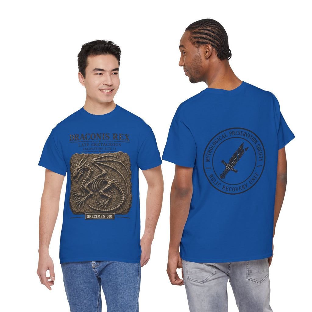 Draconis Rex Fossil T‑Shirt — Mythological Preservation Society Tee