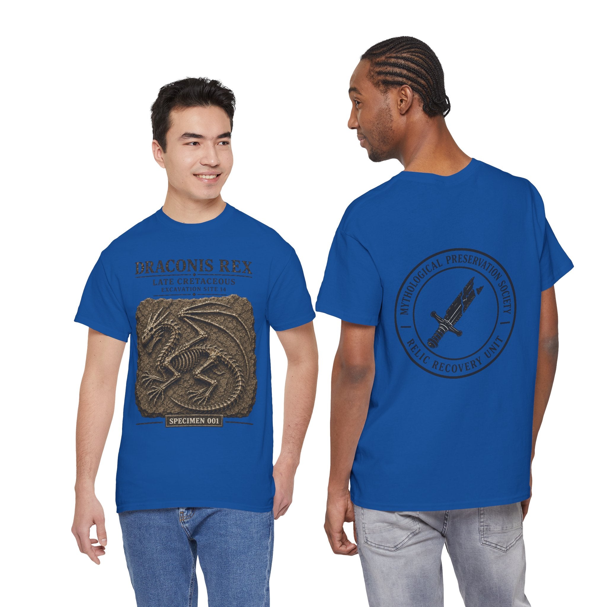 Draconis Rex Fossil T‑Shirt — Mythological Preservation Society Tee