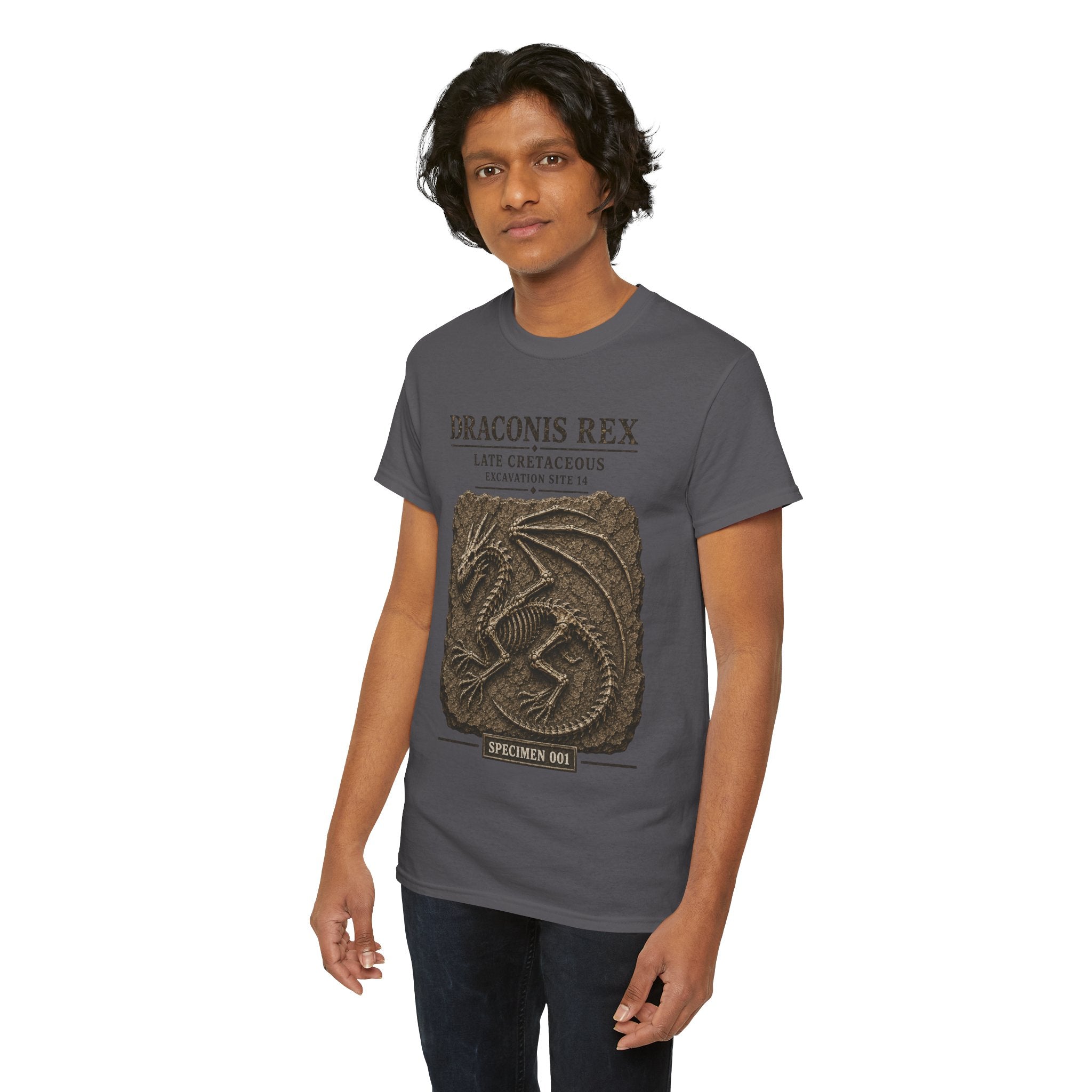 Draconis Rex Fossil T‑Shirt — Mythological Preservation Society Tee