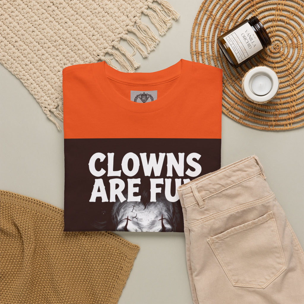 Creepy Clown T-Shirt — "Clowns Are Fun Until They're Not" Horror Tee