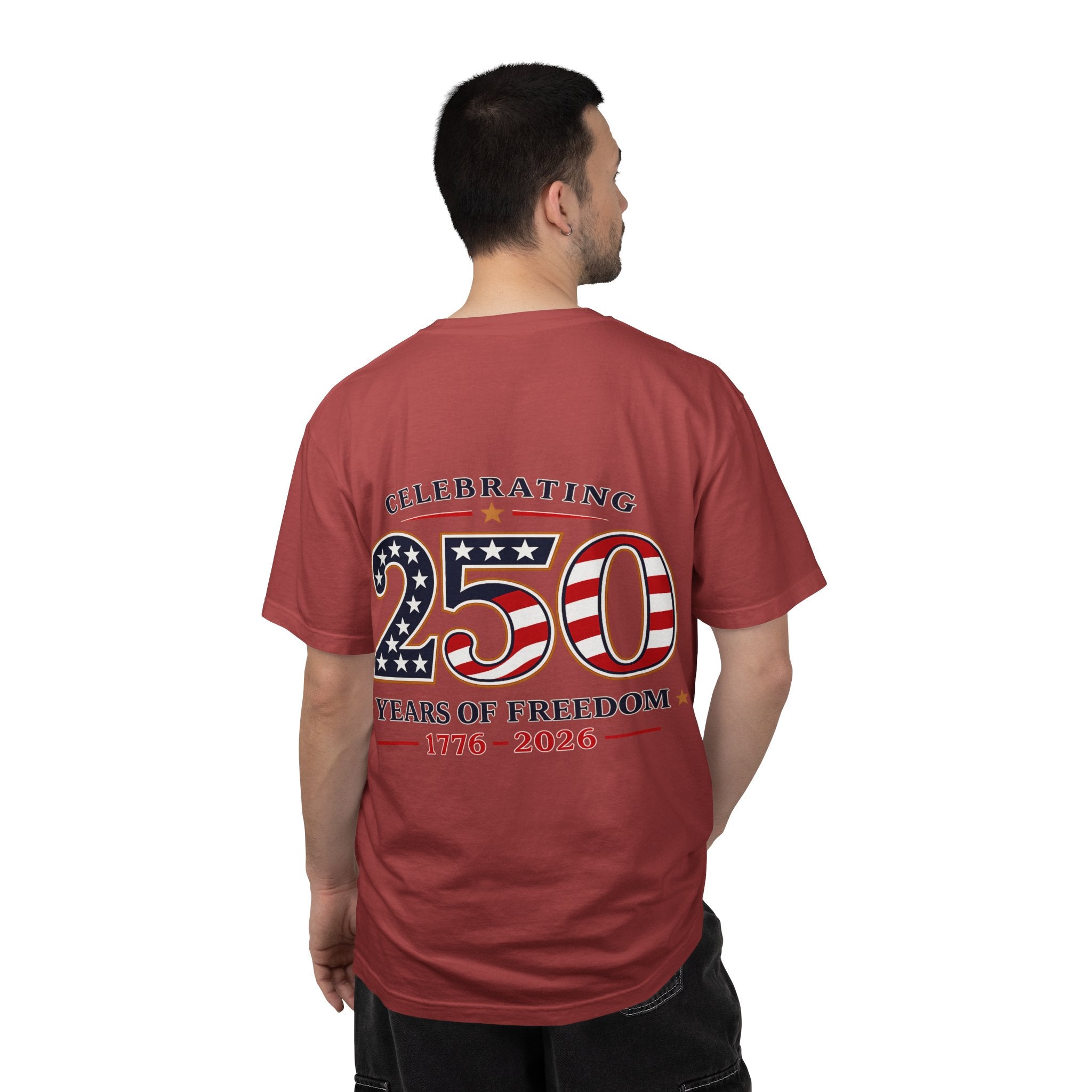 250 Years of Freedom 1776-2026 T-shirt | American Flag Patriotic Tee