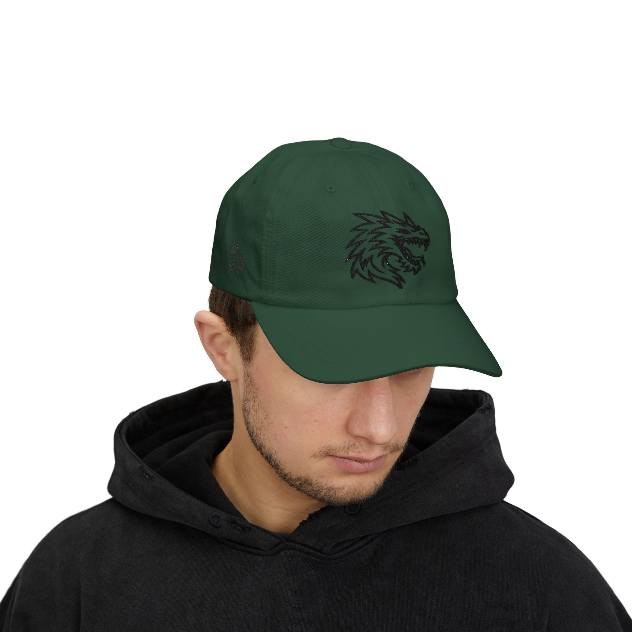 Dragon Head Dad Cap — Embroidered Streetwear Baseball Hat
