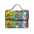 Colorful Psychedelic Llama Pattern Waterproof Canvas Bag