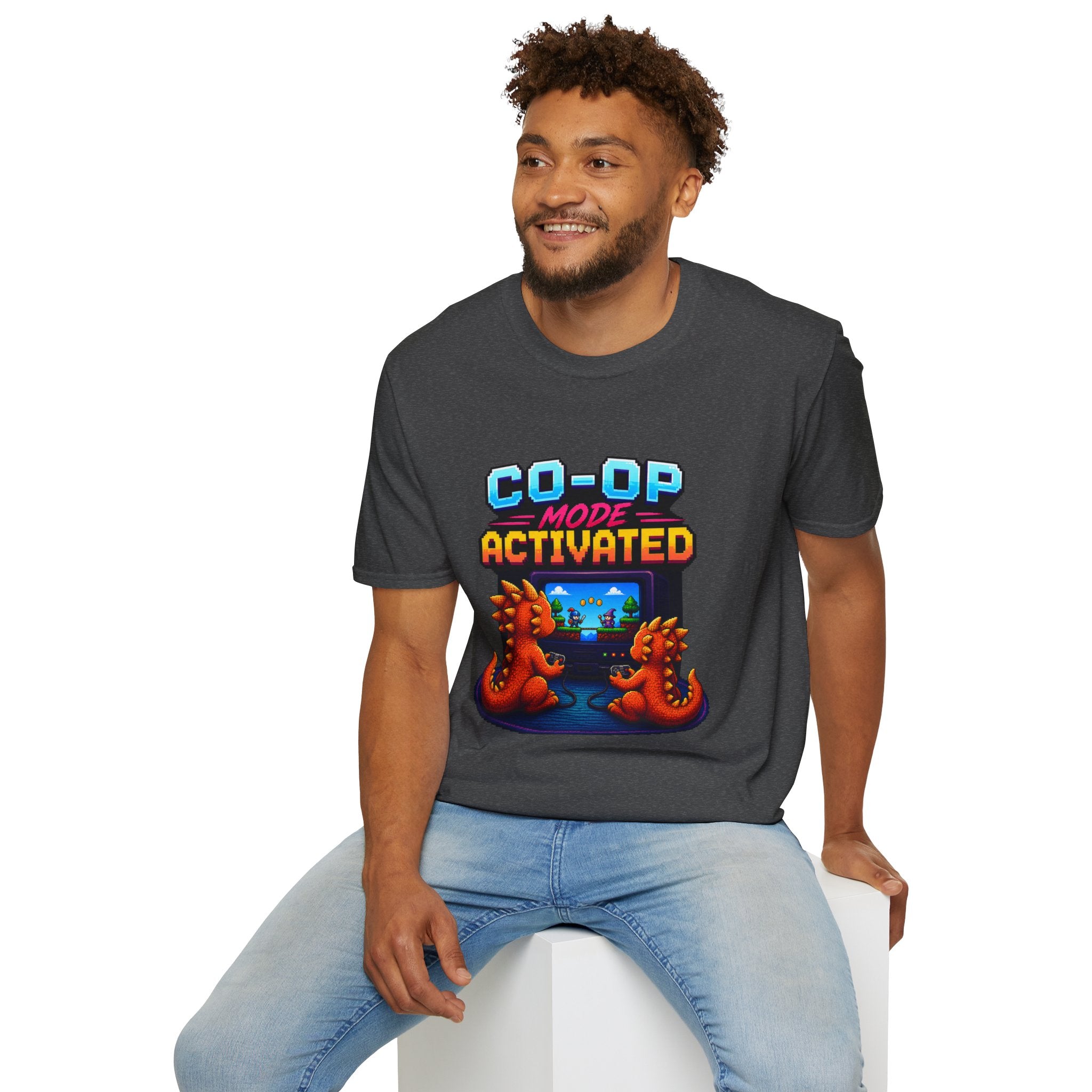 Co-Op Mode Activated Shirt | Gamer Dad Fathers Day Shirt | Retro Gaming Tee
