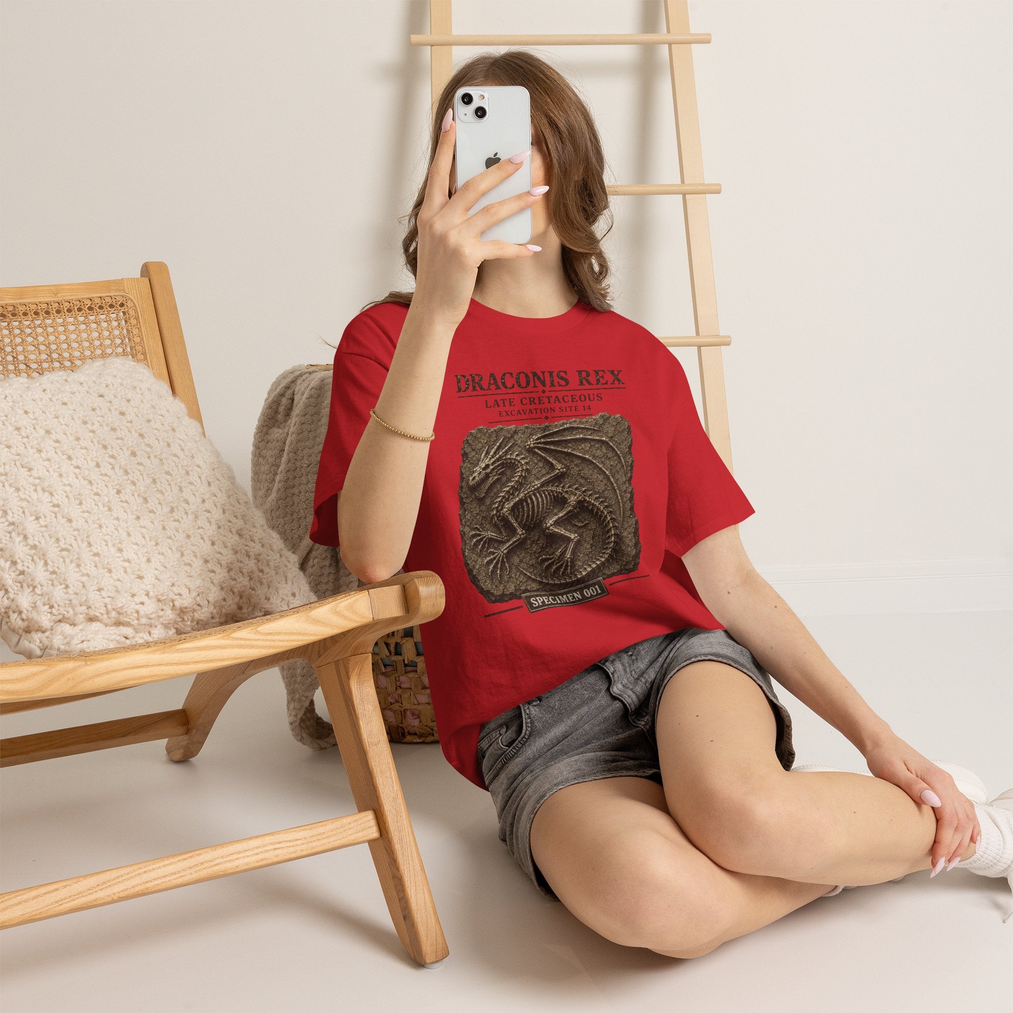 Draconis Rex Fossil T‑Shirt — Mythological Preservation Society Tee