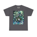 Mystic Forest Sorcerer T-Shirt | Fantasy Mage Illustration, Green Aura