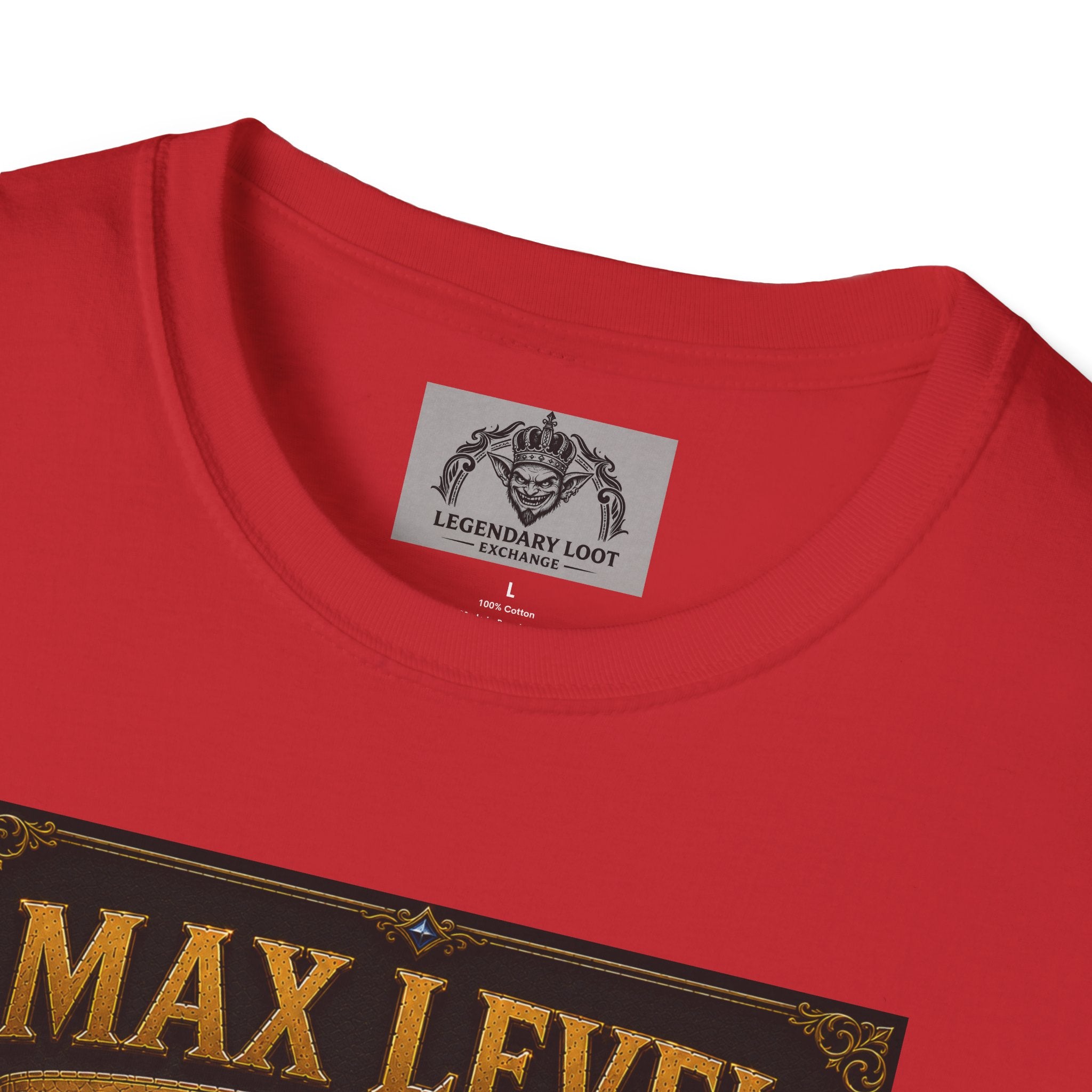 T-Shirt — "Max Level Father Class" Funny Gamer Dad Shirt (Strength, Patience, Dad Jokes)