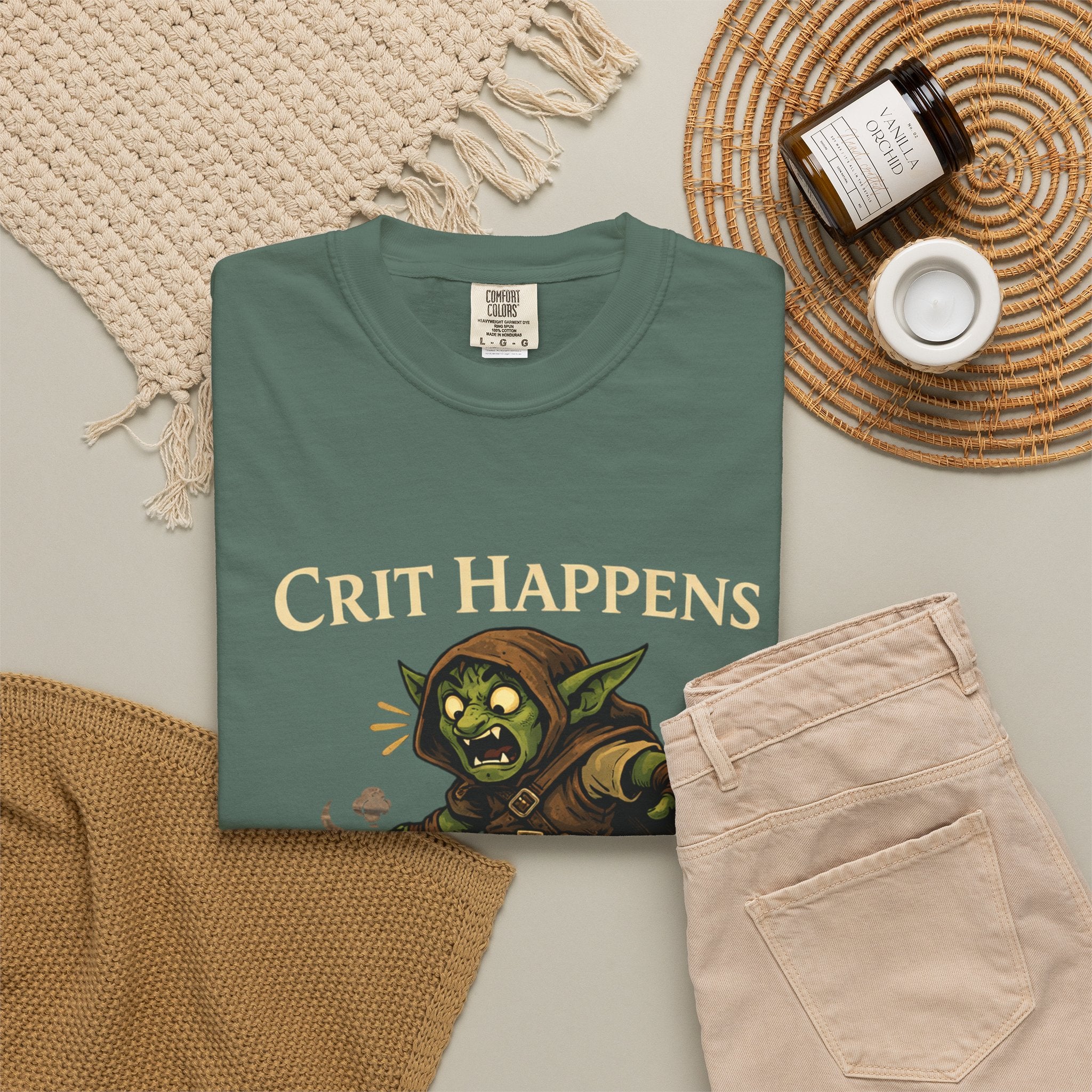 Crit Happens Goblin RPG T-Shirt