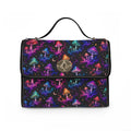 Neon Psychedelic Mushrooms Waterproof Canvas Bag | Colorful Galaxy Fungi Print