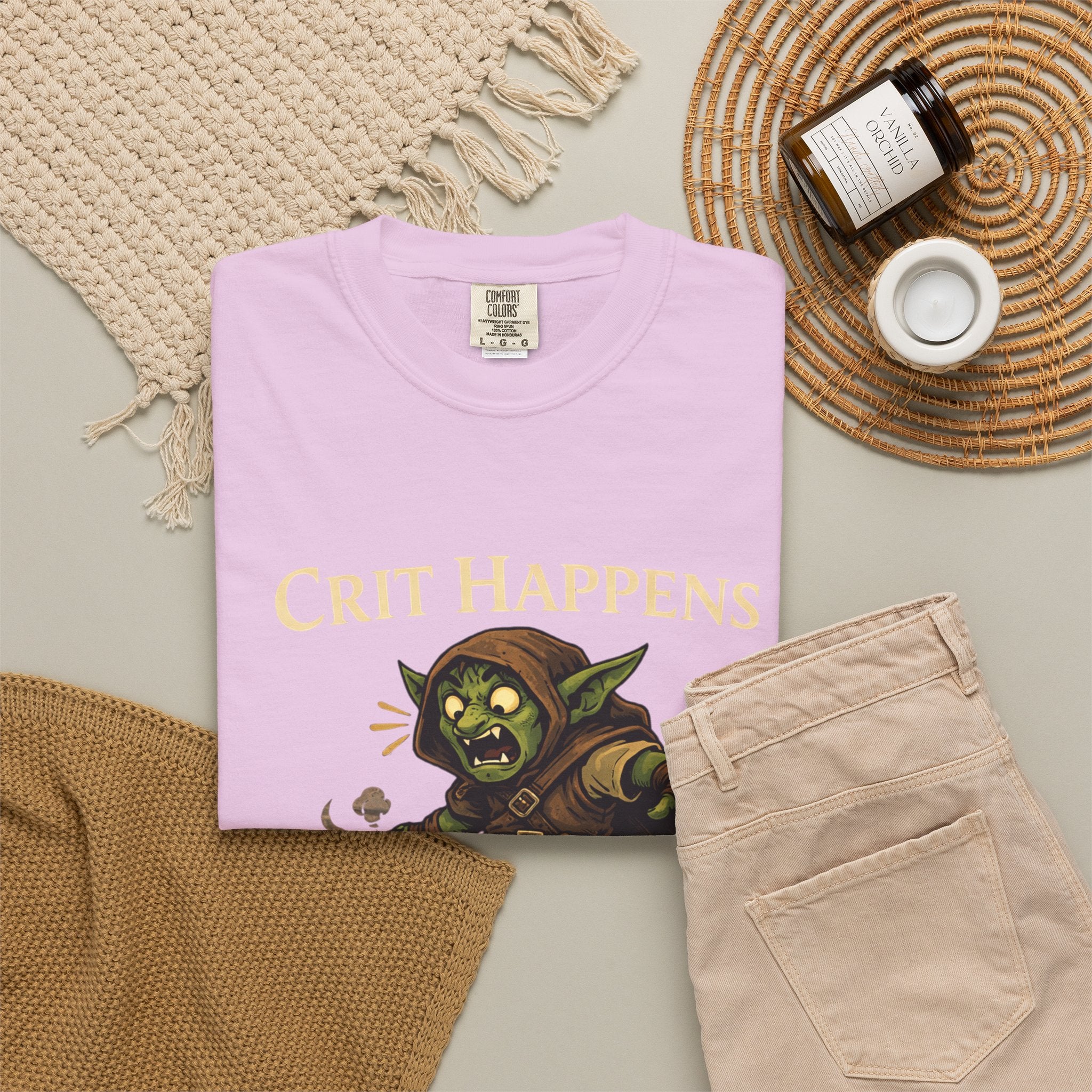 Crit Happens Goblin RPG T-Shirt