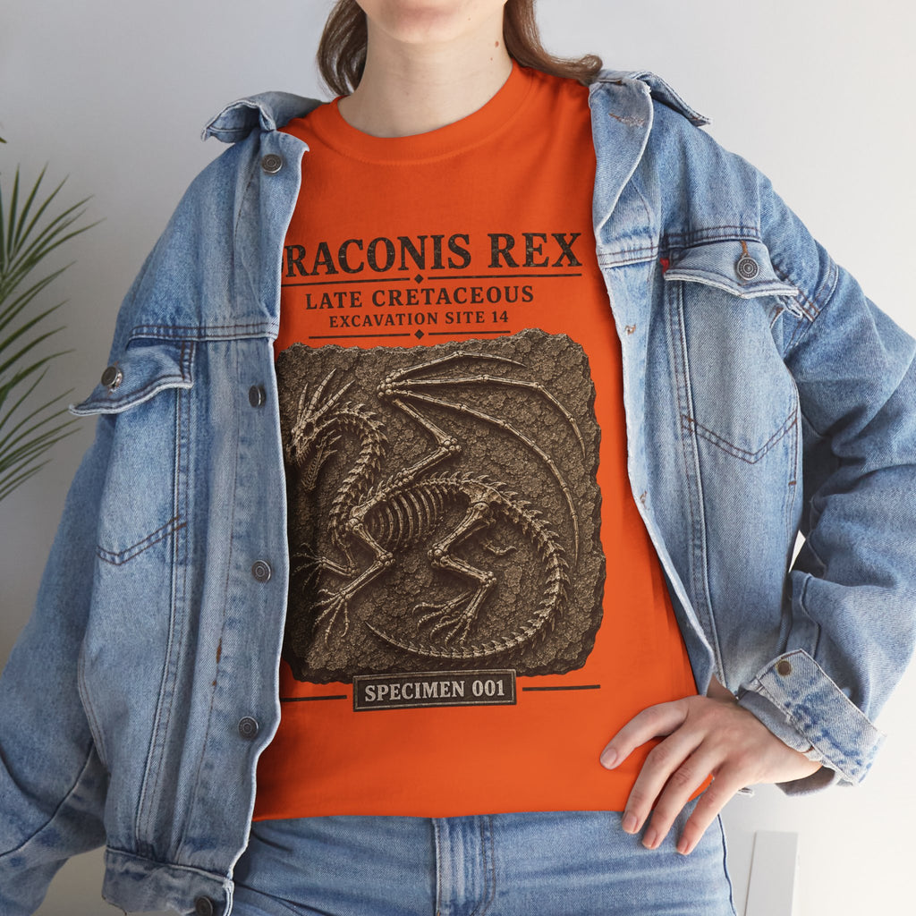 Draconis Rex Fossil T‑Shirt — Mythological Preservation Society Tee