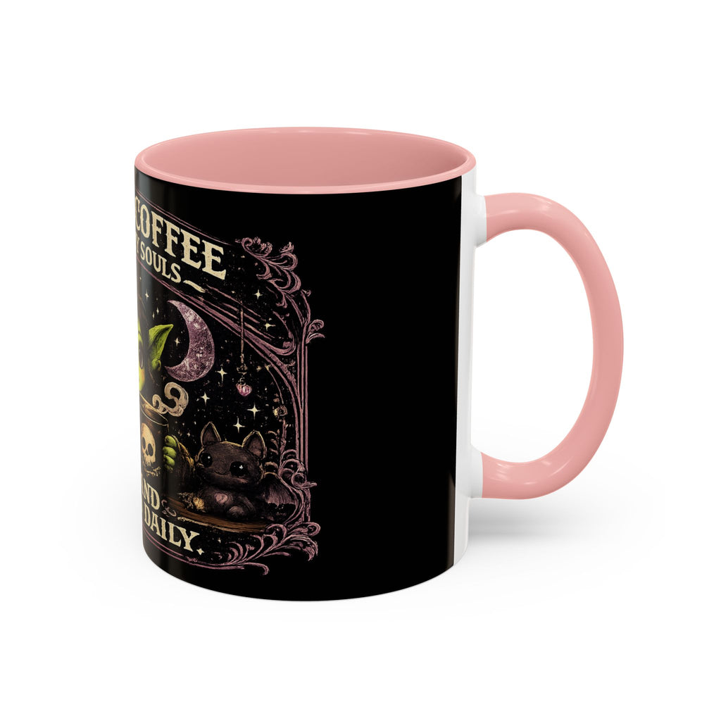 Like My Coffee Mug — "Like I Like My Souls: Dark and Consumed Daily" Goth Coffee Mug