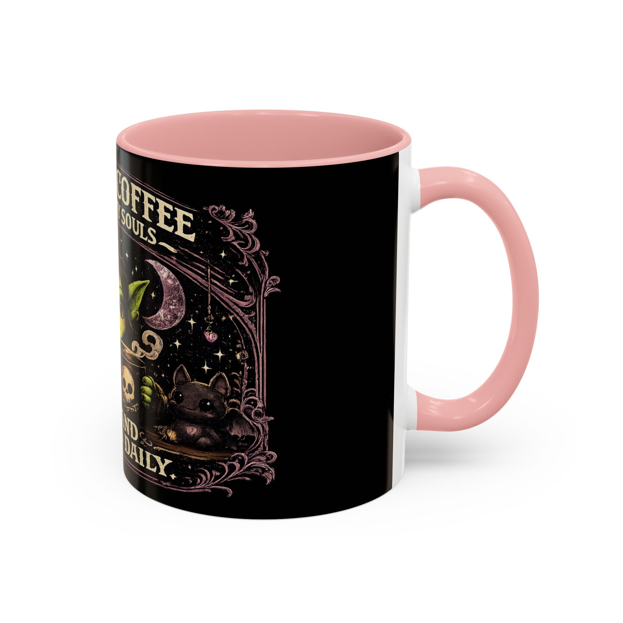 Like My Coffee Mug — "Like I Like My Souls: Dark and Consumed Daily" Goth Coffee Mug