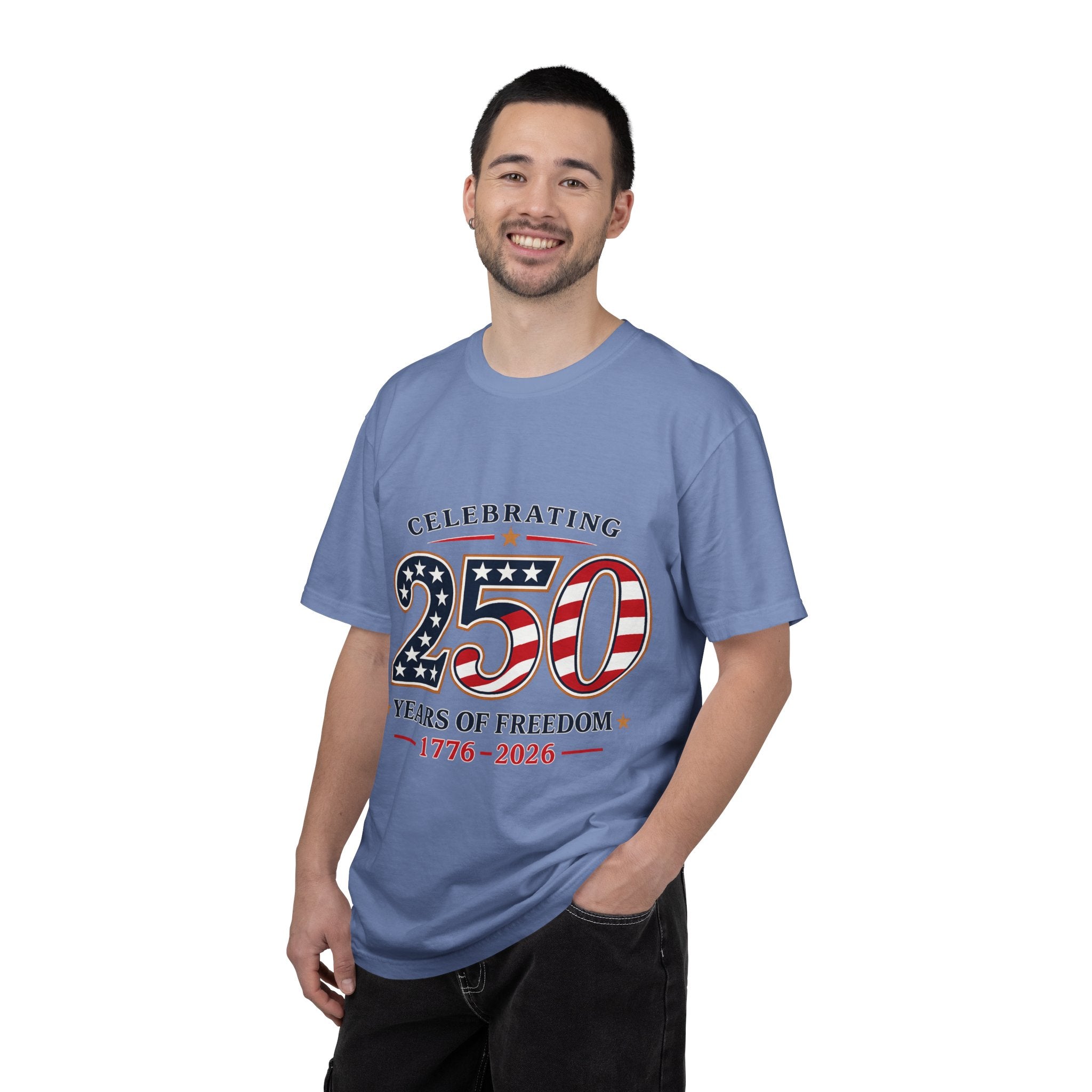 250 Years of Freedom 1776-2026 T-shirt | American Flag Patriotic Tee