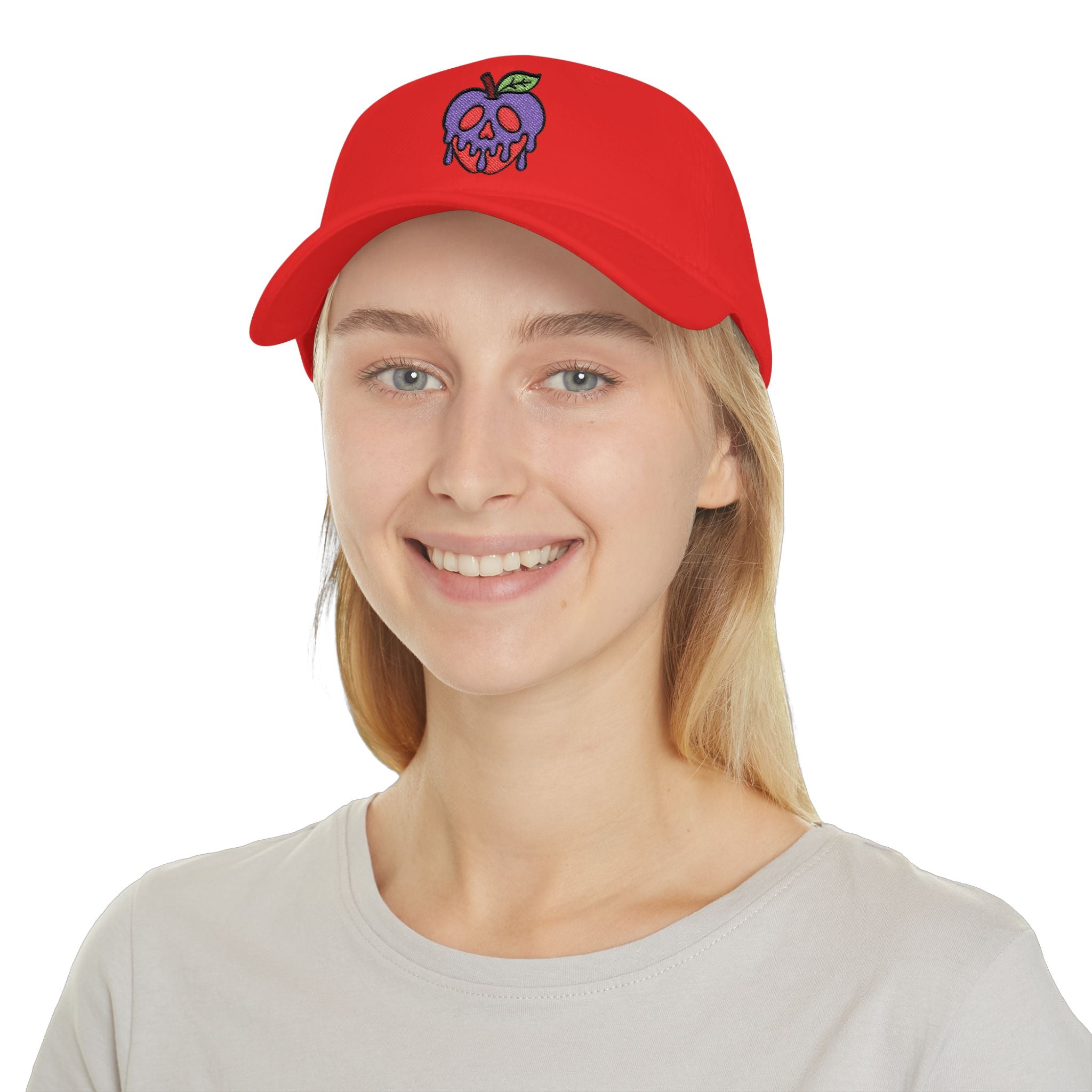 Dripping Poison Apple Cap — Embroidered Low Profile Baseball Hat