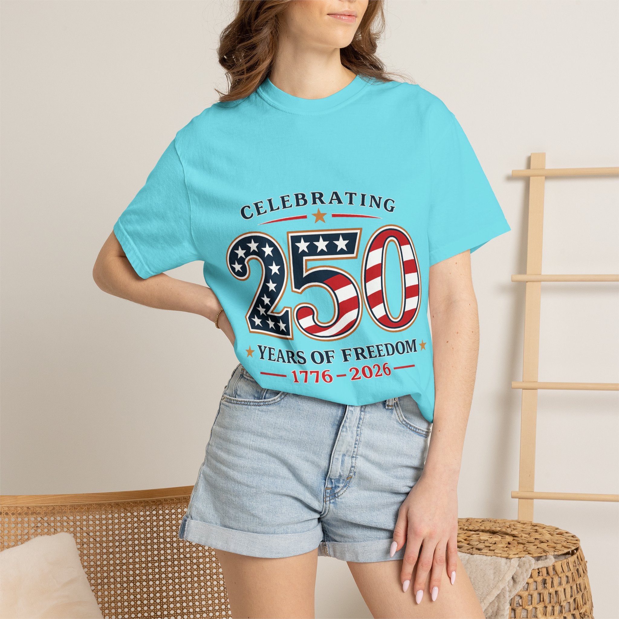 250 Years of Freedom 1776-2026 T-shirt | American Flag Patriotic Tee