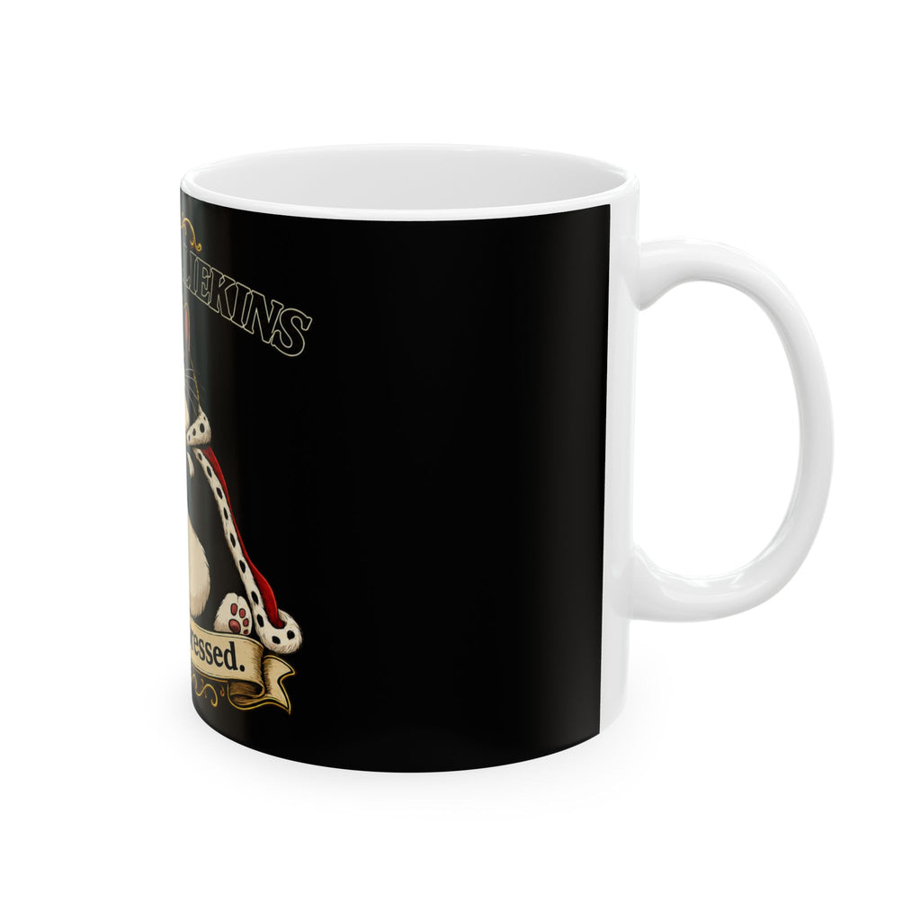 Prince Williemine Cat King Ceramic Mug — "is not impressed." (11oz & 15oz)