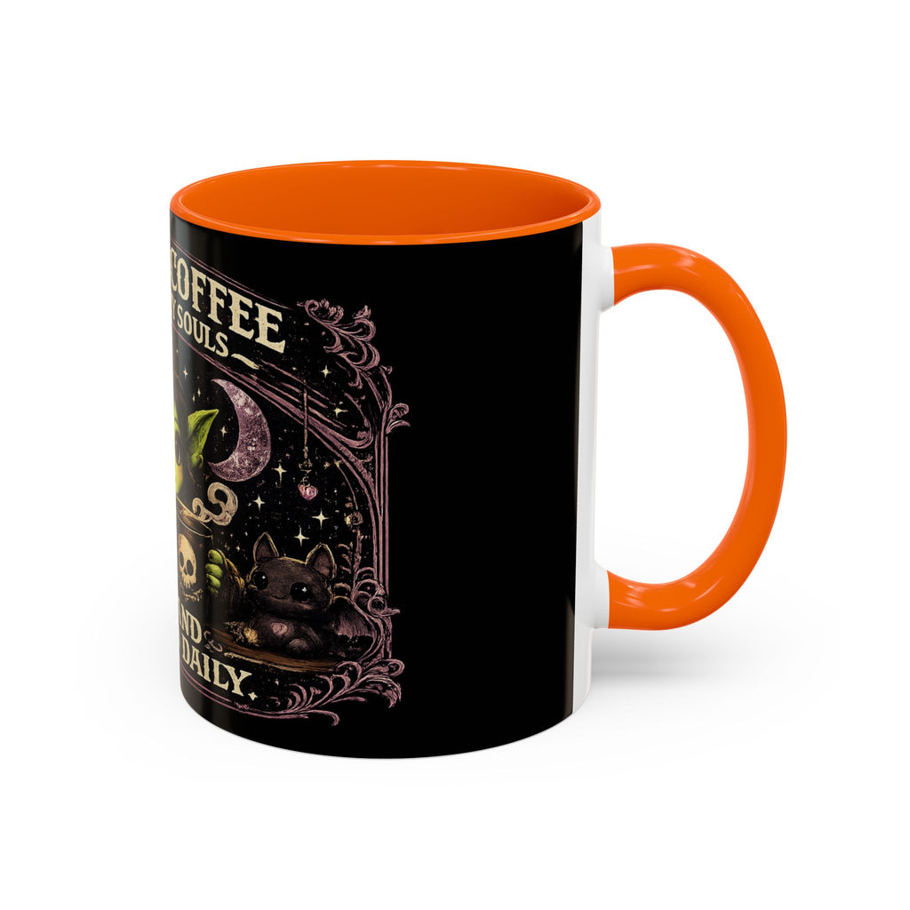 Like My Coffee Mug — "Like I Like My Souls: Dark and Consumed Daily" Goth Coffee Mug