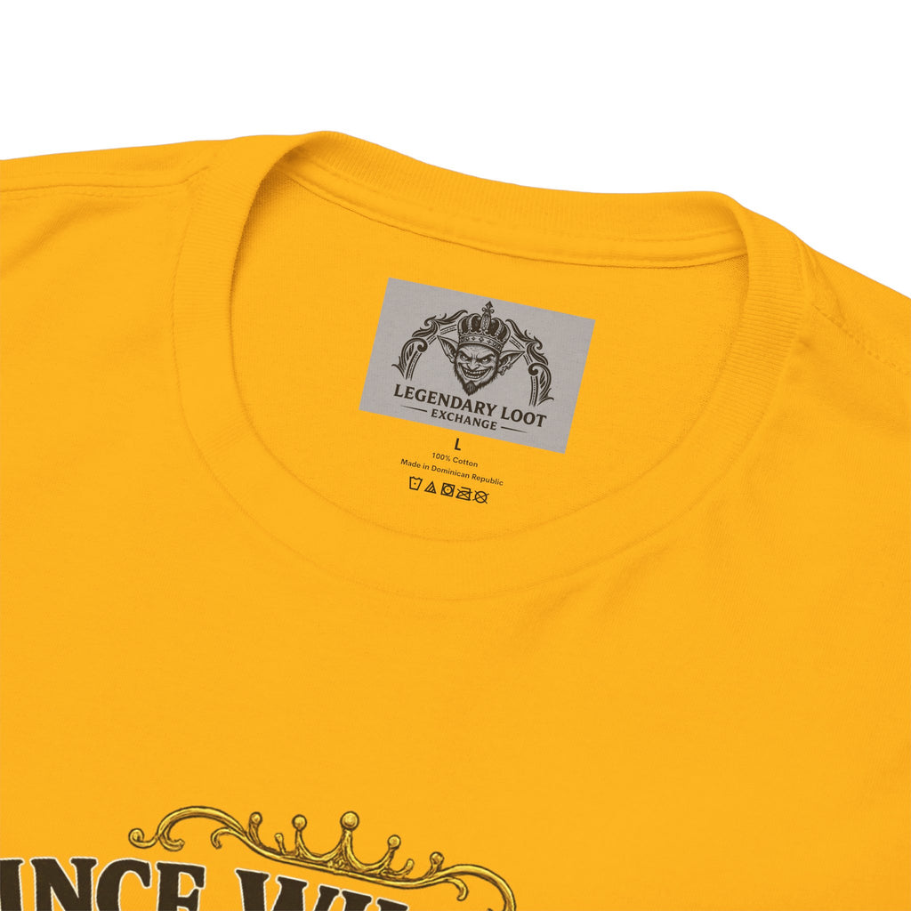 Cat T-Shirt — “Prince Williekins Is Not Impressed” Royal Cat Graphic Tee